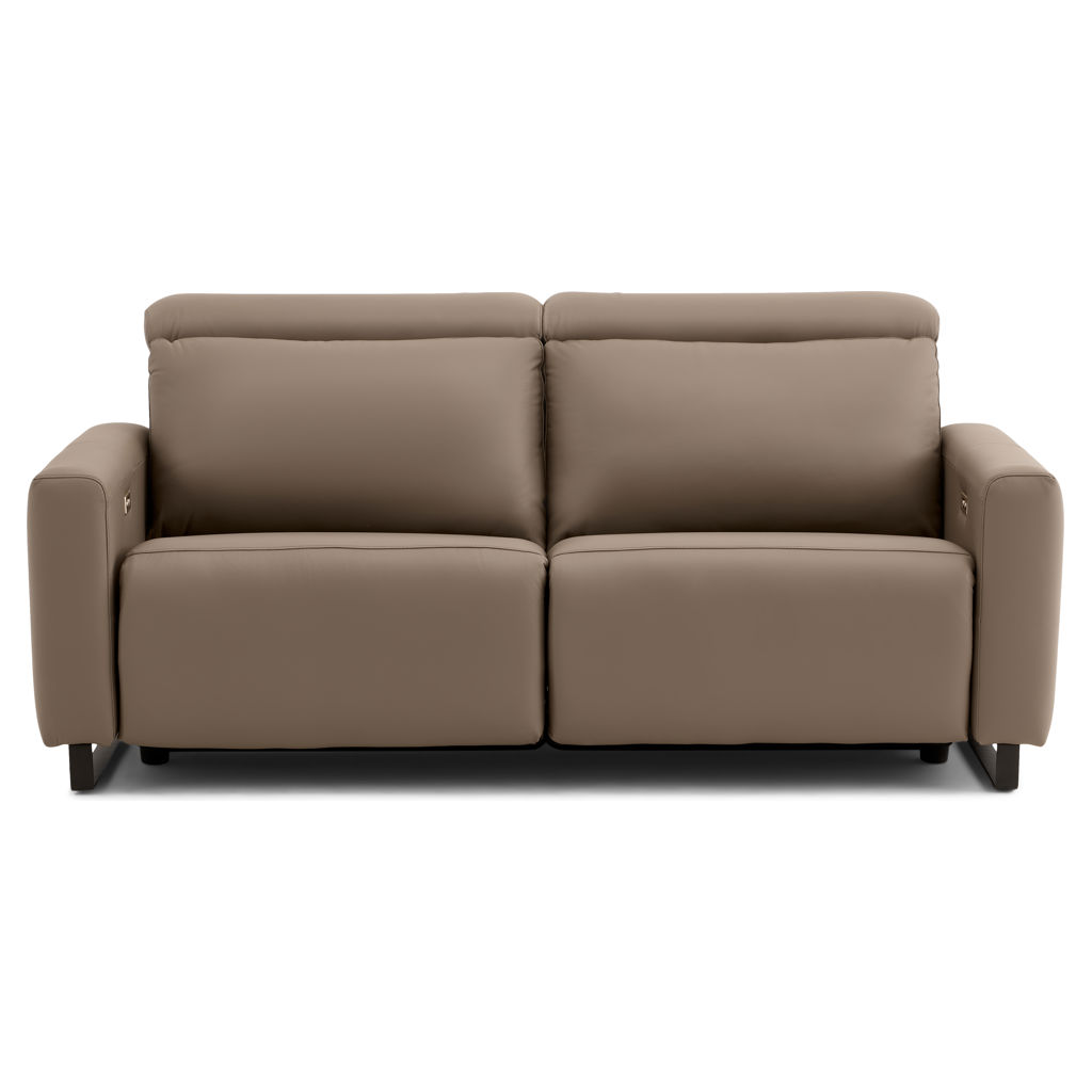 Florent Leather Power Recline Condo Sofa