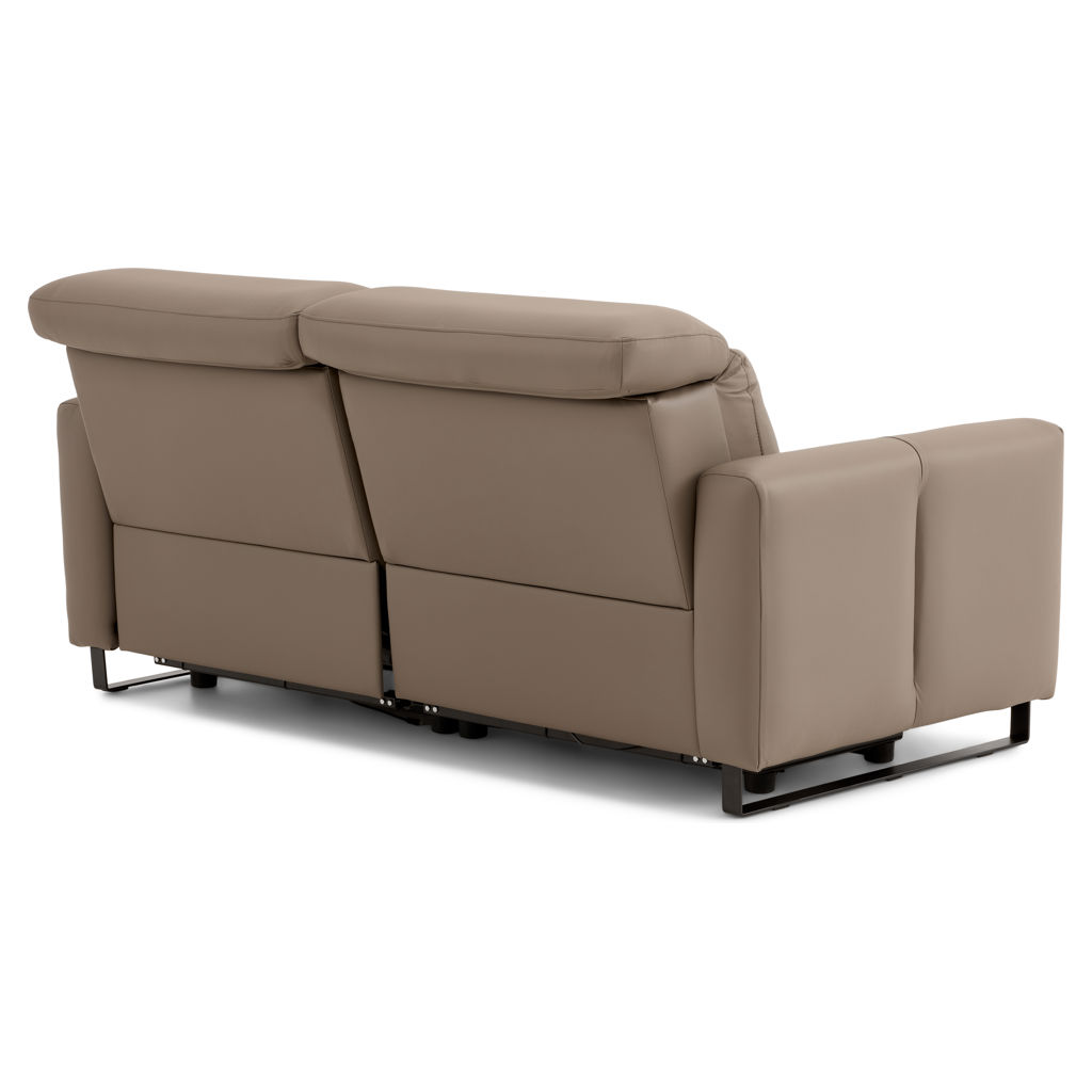 Florent Leather Power Recline Condo Sofa