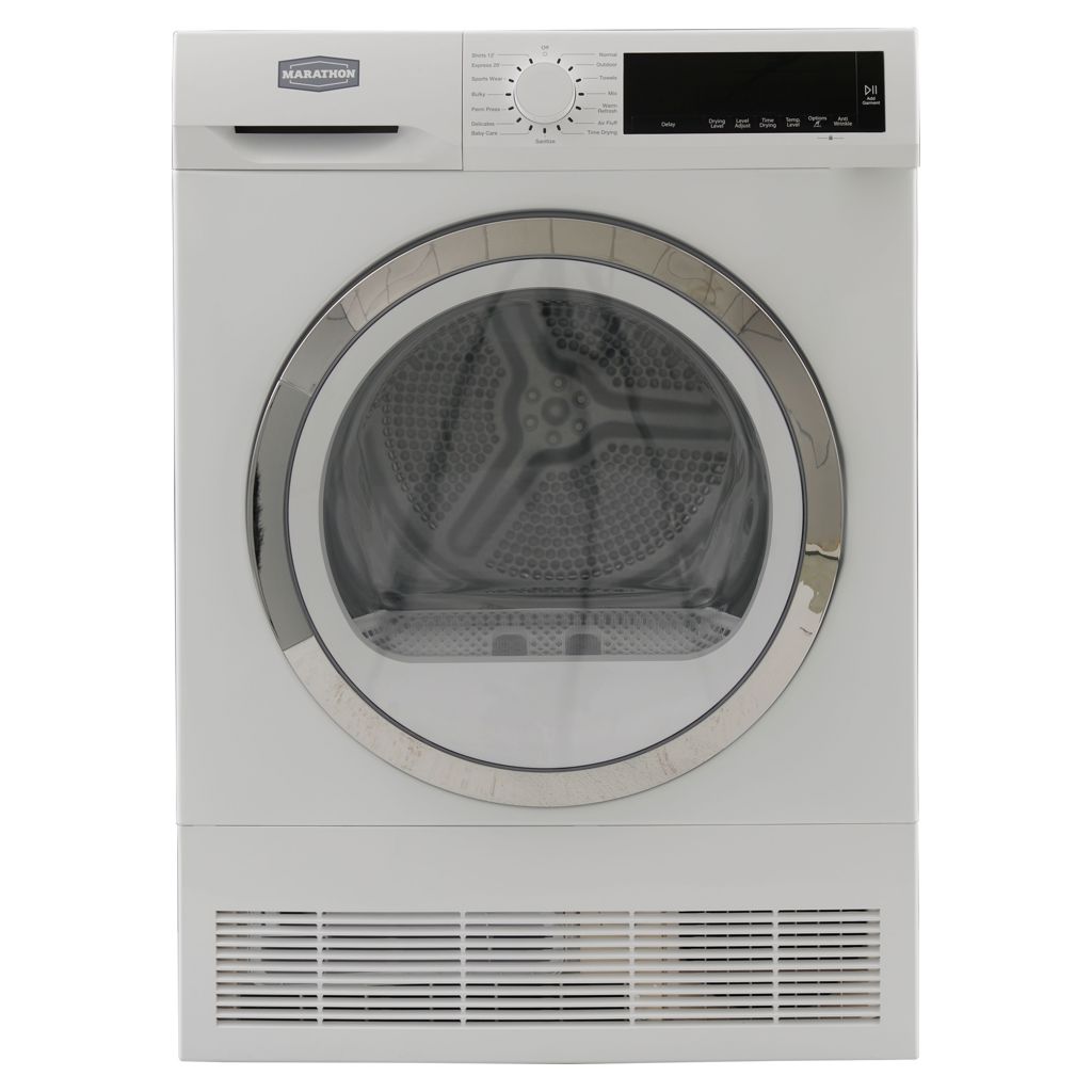 Front Load Washer and Dryer Set Marathon *MWM2214W/MVD420W | Tanguay