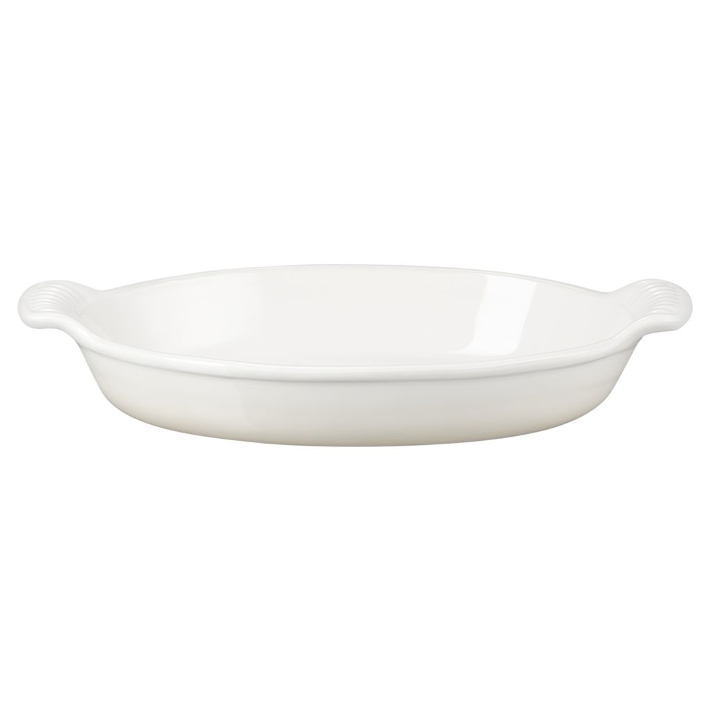 Ancien Plat à Gratin Ovale Le Creuset N°24 - Fonte émaillée France - 28cm