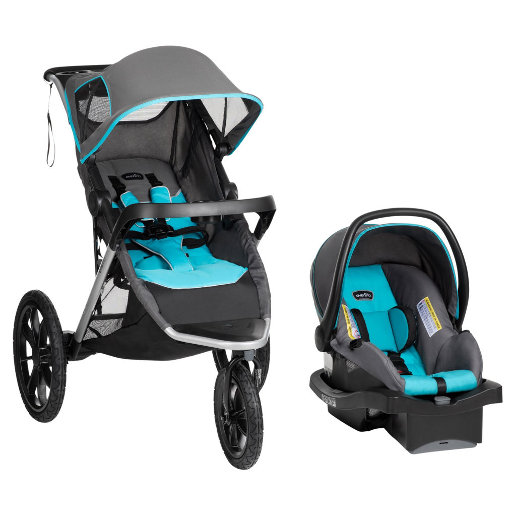 Victory Plus Jogger Stroller and Car Seat Travel System Evenflo