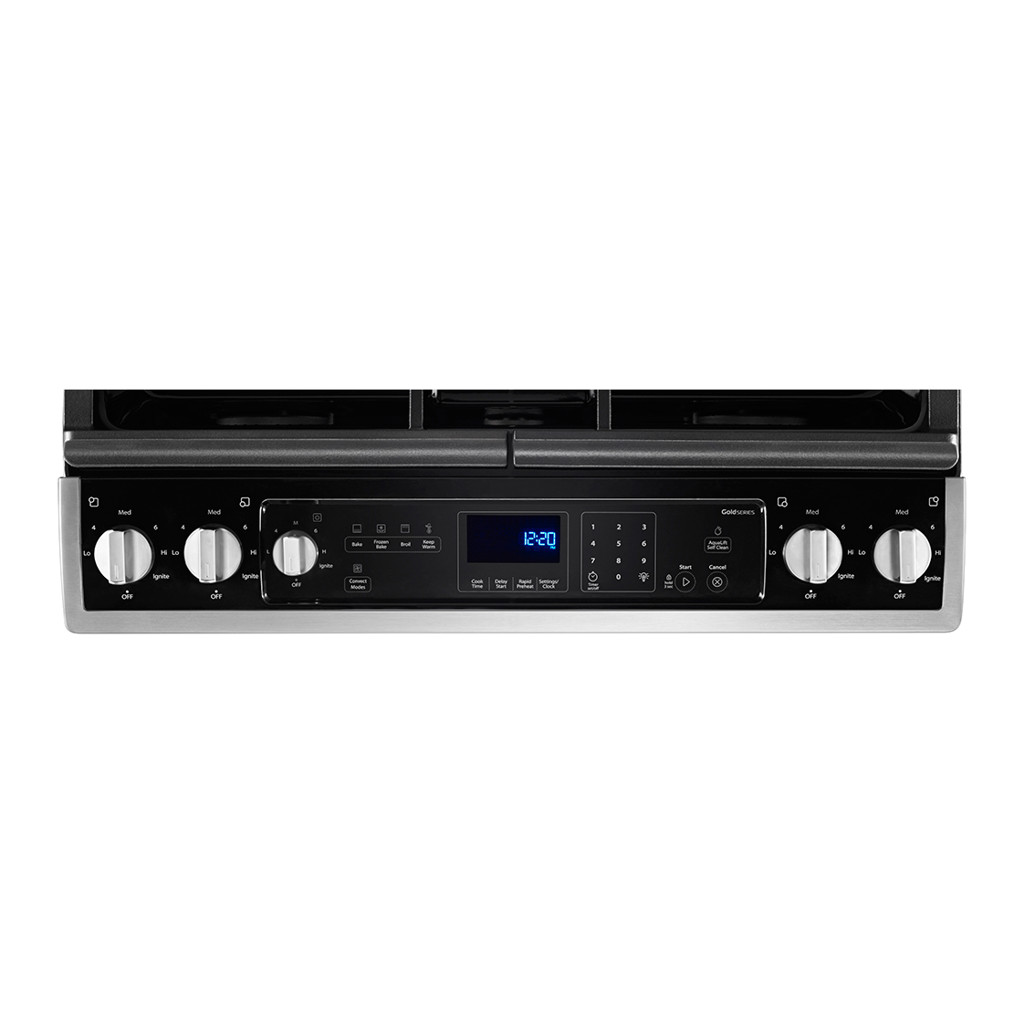 30" SlideIn Gas Range with 5 Sealed Burners Whirlpool WEG745H0FS Tanguay