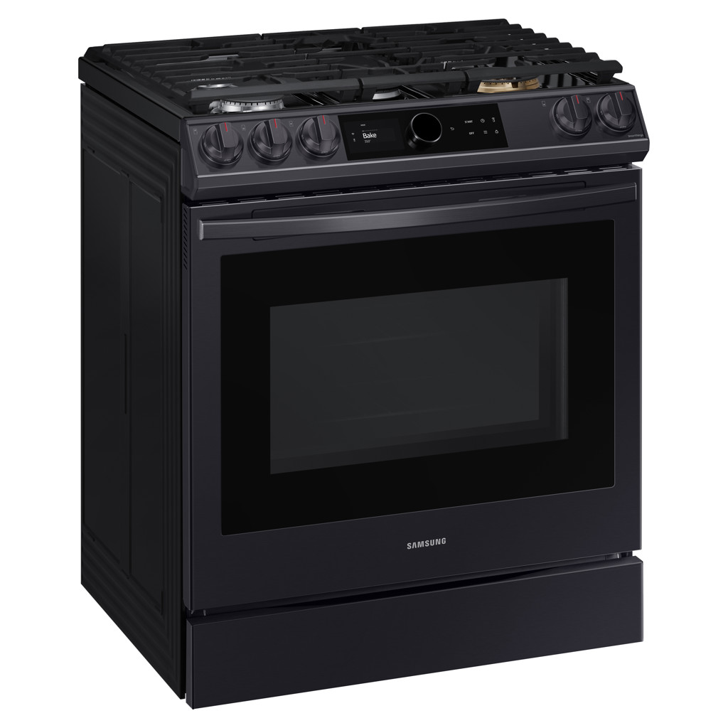 30" Smart Gas Slidein True Convection Range Samsung NX60T8711SG/AA