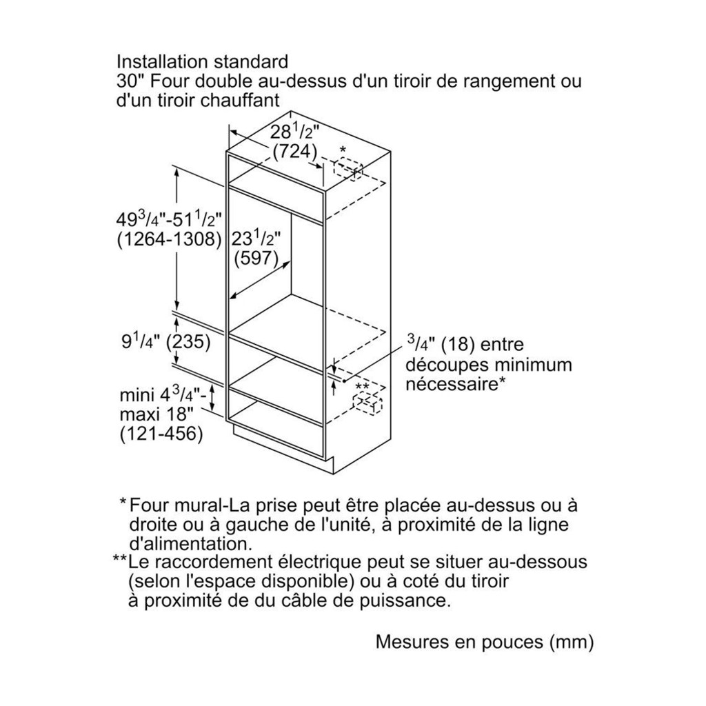30" Double Wall Oven with Convection Bosch HBL8642UC Tanguay