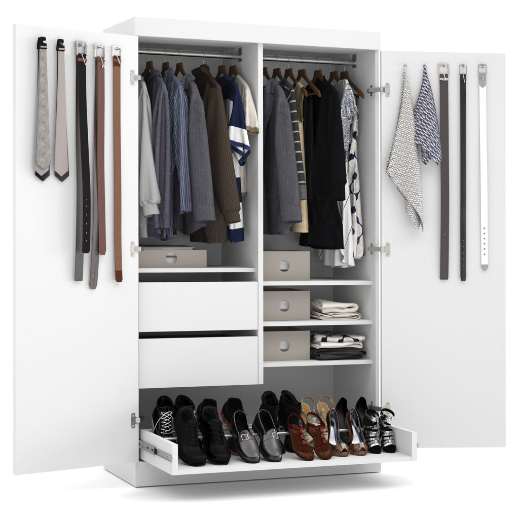 Armoire de rangement Bestar 2686117 Tanguay