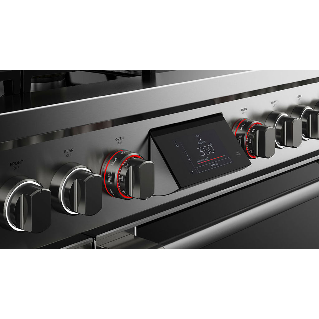 48" Dual Fuel Range, 4 burners, 4 induction zones, selfcleaning, LPG Fisher & Paykel RHV3484L