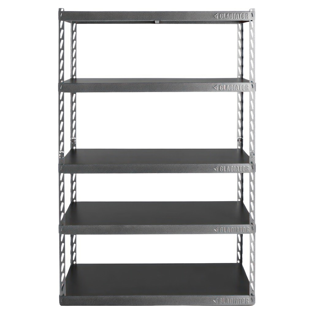48" EZ Connect Shelving with 5 x 24" deep shelves Gladiator Gladiator YGRK485XGG Tanguay