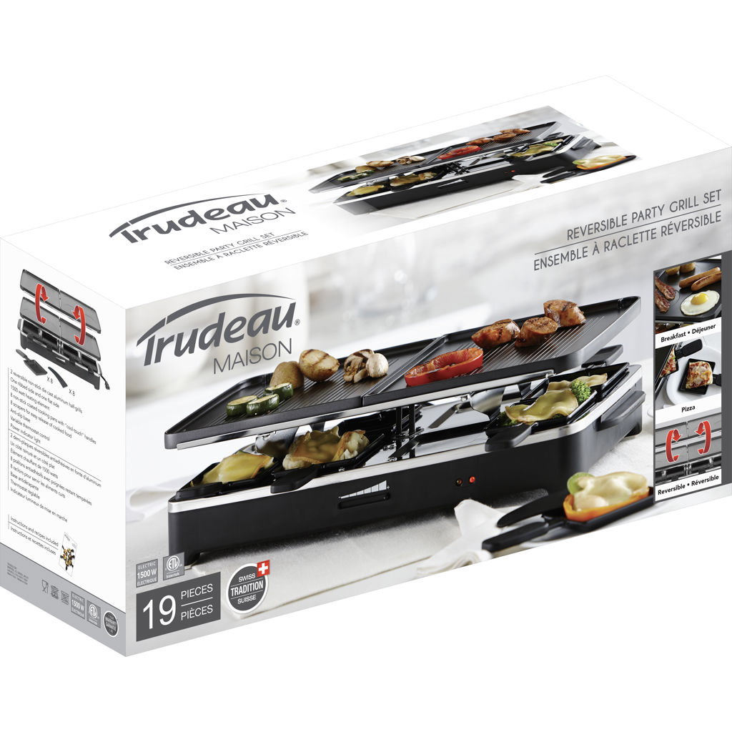 Ensemble à raclette électrique réversible Trudeau 539331 Tanguay
