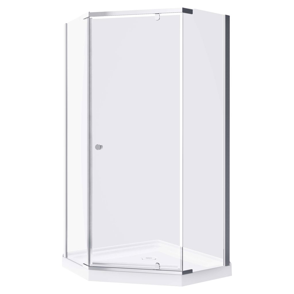 Ensemble de douche en coin Néoronde 40 x 40 po Bain signature SALON40NW Tanguay