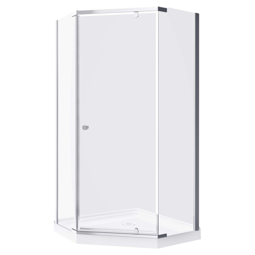 Ensemble de douche en coin Néoangle 40 x 40 po Bain signature SOLIS40