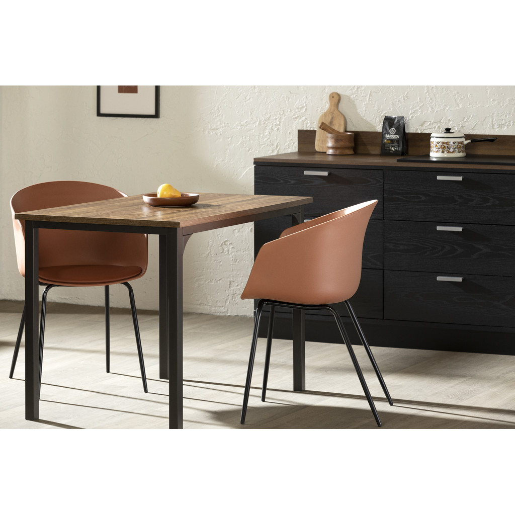 Lot De 4 Chaises De Salle à Manger Design Scandinave - Assise Rembourrée, Pieds En Bois Massif - Blanc/naturel