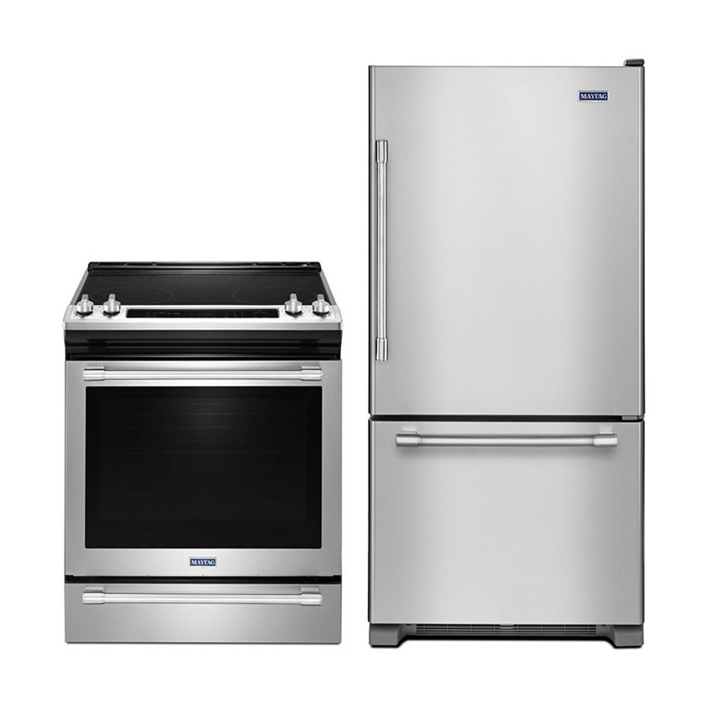 Ensemble cuisinière et réfrigérateur Maytag *MBR1957FEZ/YMES8800FZ