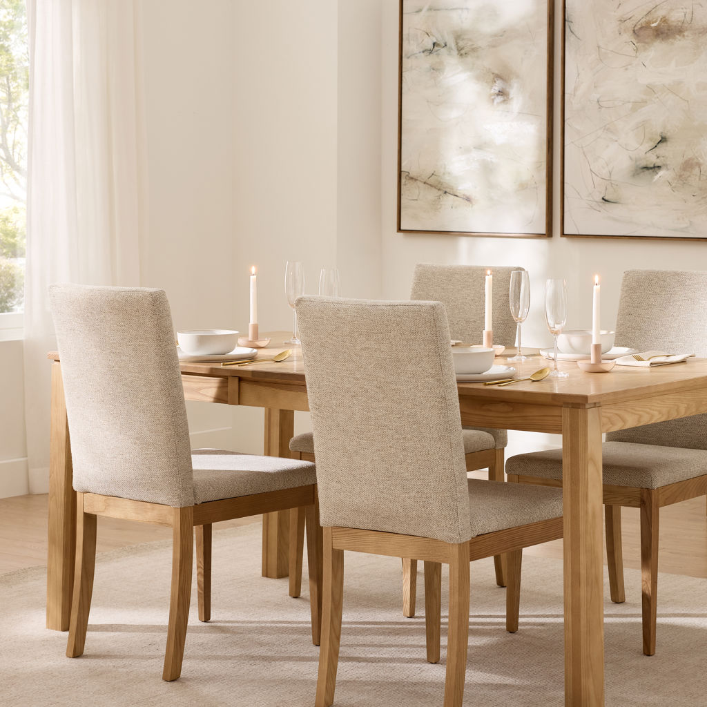 We offer 25% off selected dining room furniture.