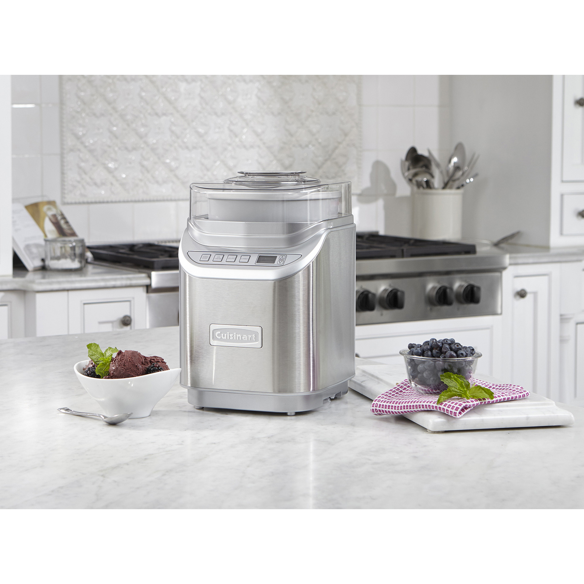 Cuisinart アイスクリームメーカー ICE-70C Cuisinart Ice Cream Maker Machine, 2 Qt, Frozen Yogurt