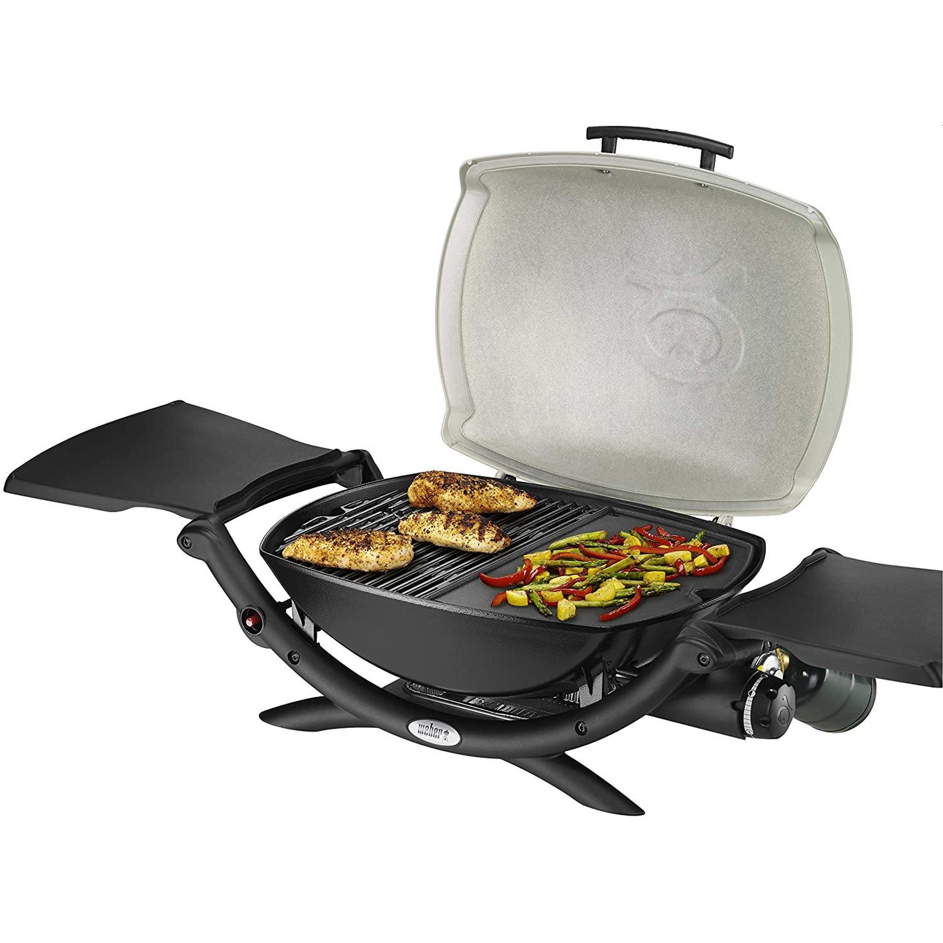 Plaque Plancha Pour Weber Q100-Q1400 - Fonte 32x22 Cm, Compatible Grils à Gaz