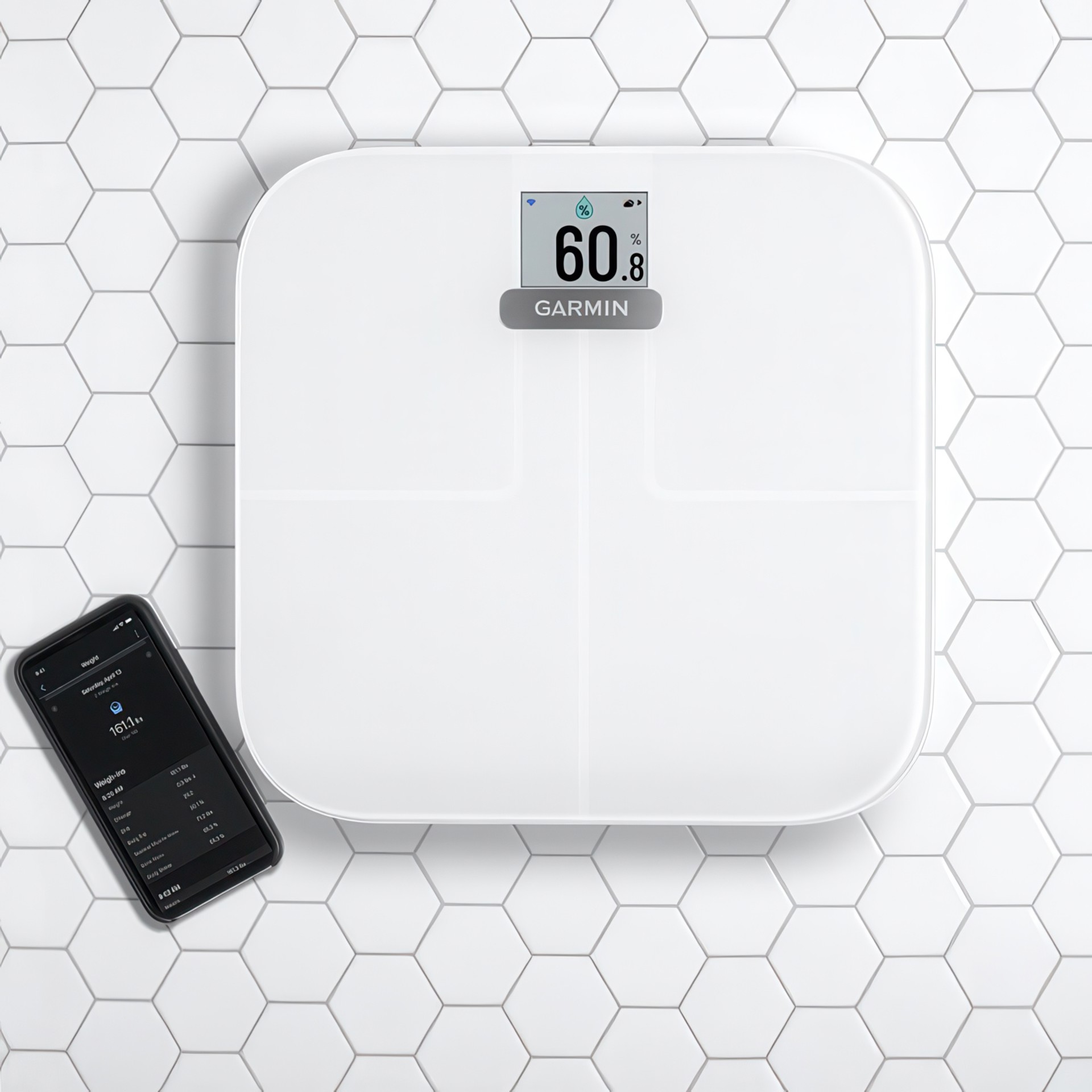 GARMIN(ガーミン) Index S2 Smart Scale White Index™ S2 Smart Body Weight Scale Garmin 010-02294-03 | Tanguay