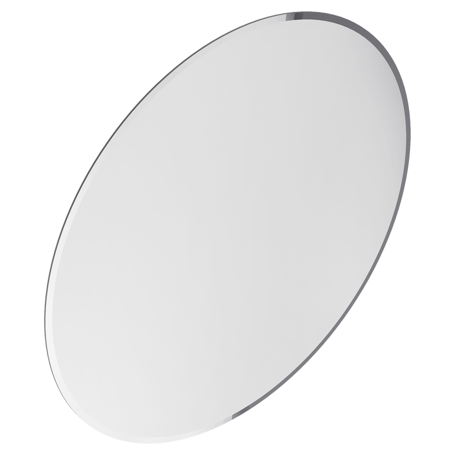 Koonmi Miroir Mural Rond En Argent De 60 Cm Avec Cadre En Métal Brossé Pour Salle De Bain, Lavabo, Salon, Chambre à Coucher, Décoration Murale D'entrée