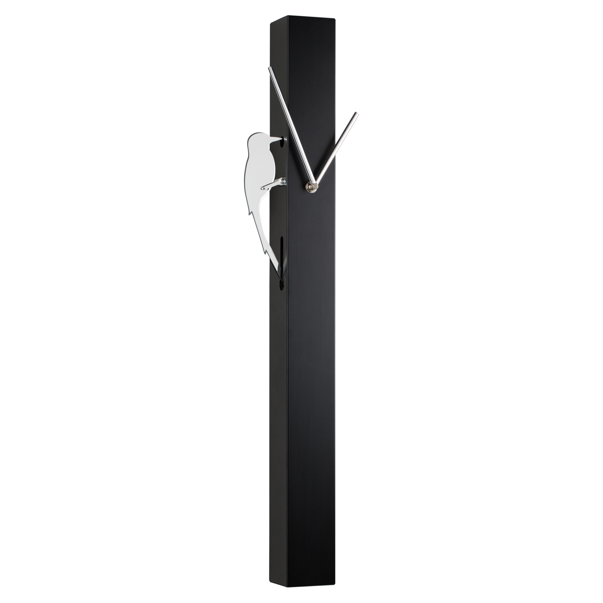 Woodpecker Motion Bird Clock - Black Collection privée | Tanguay