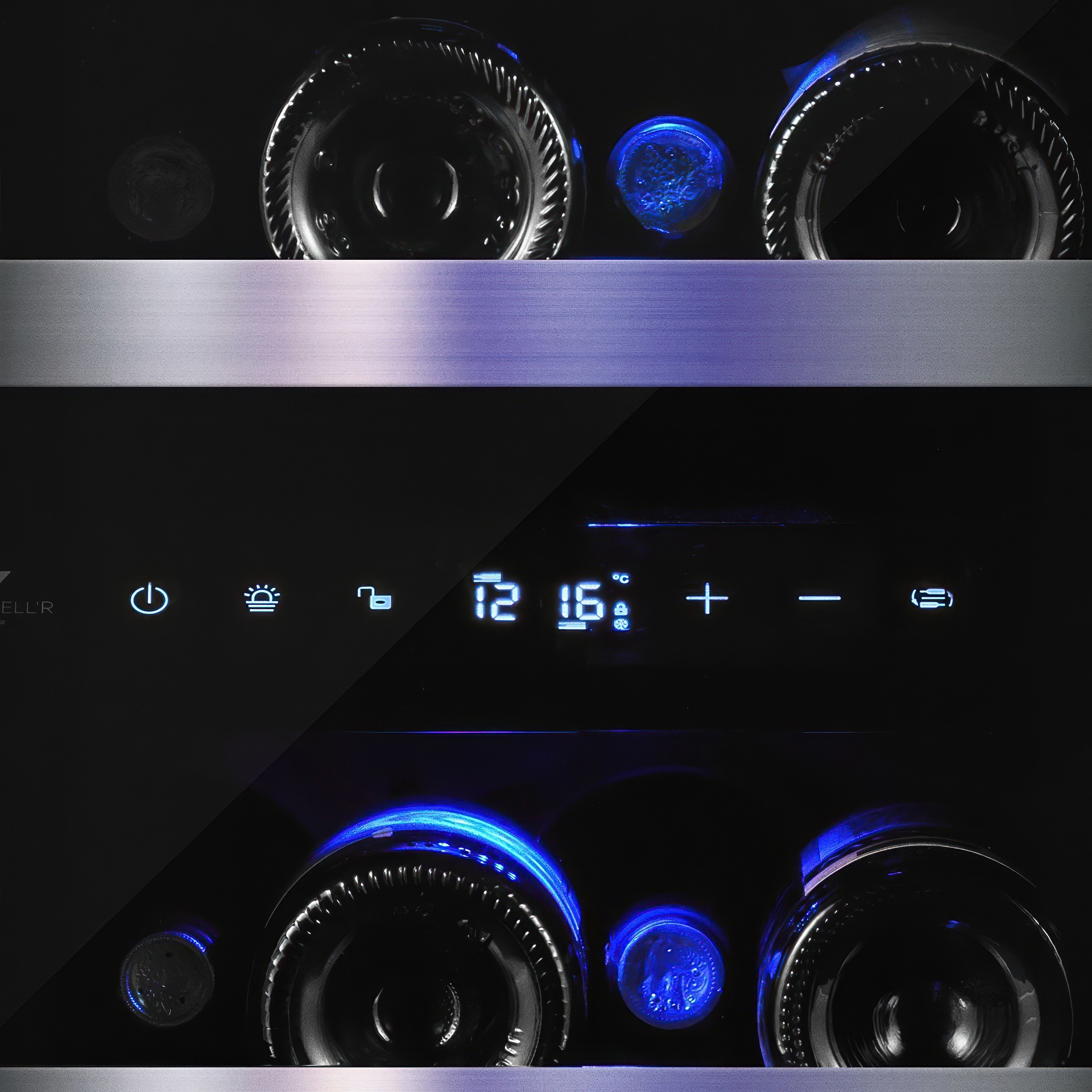 166-bottle Diamond Dual Zone Wine Cellar Wine Cell'R WC166SSDZ6