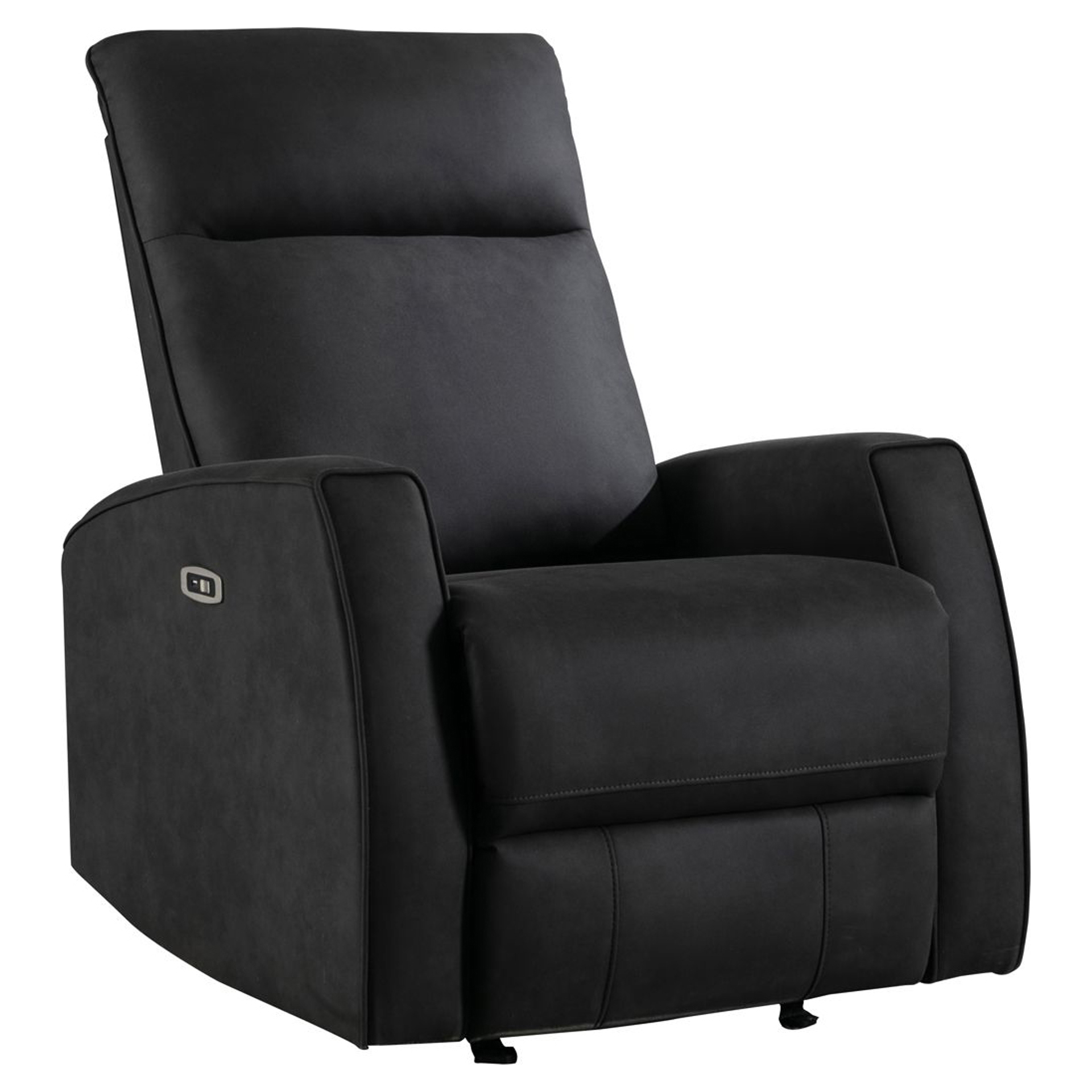 Power Fabric Rocker Recliner Mazin 99069P-BLK-1 | Tanguay