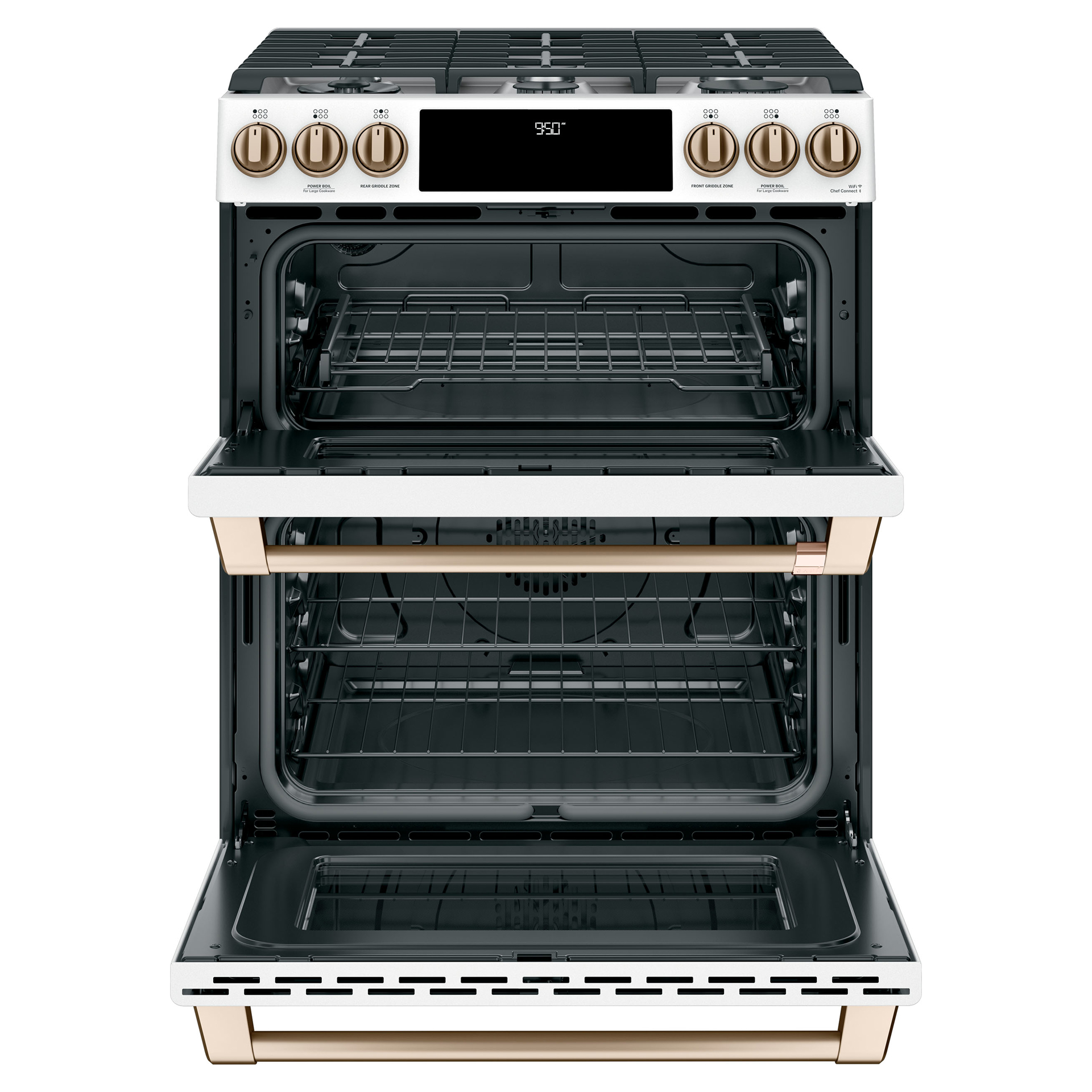 30" Slidein, Double Oven Dual Fuel Range GE Cafe CC2S950P4MW2 Tanguay