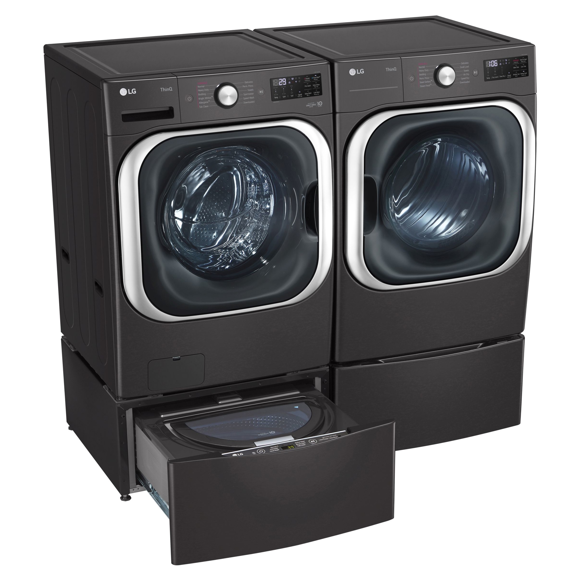 トップス 9090 90 Logo Wash Set-Up Pack LG Electronics 27'' SideKick Pedestal Washer | The Home
