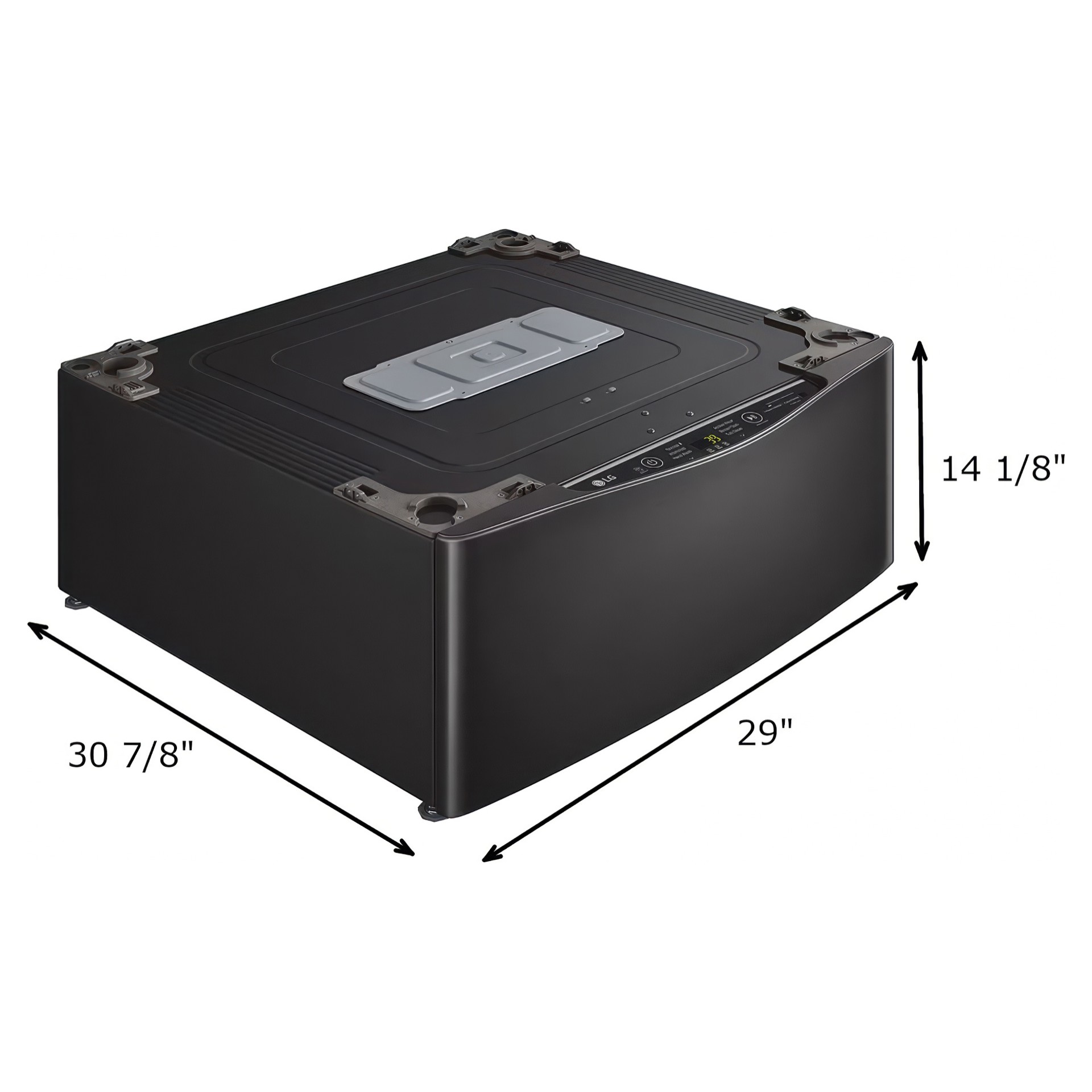 1.0 cu. ft. LG SideKick™ Pedestal Washer LG WD200CB | Tanguay