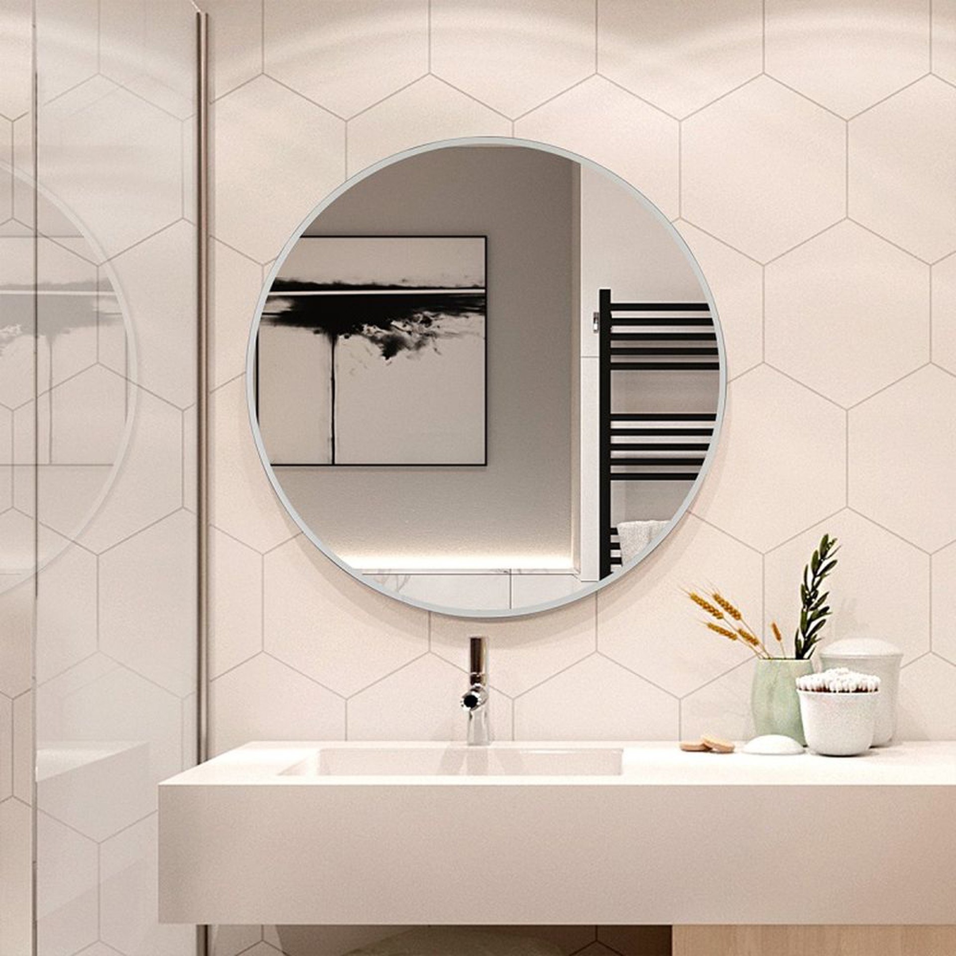 Armoire à Pharmacie Murale Avec Miroir Anti-buée Et Lumières LED - Rangement Salle De Bain élégant, Plusieurs Tailles