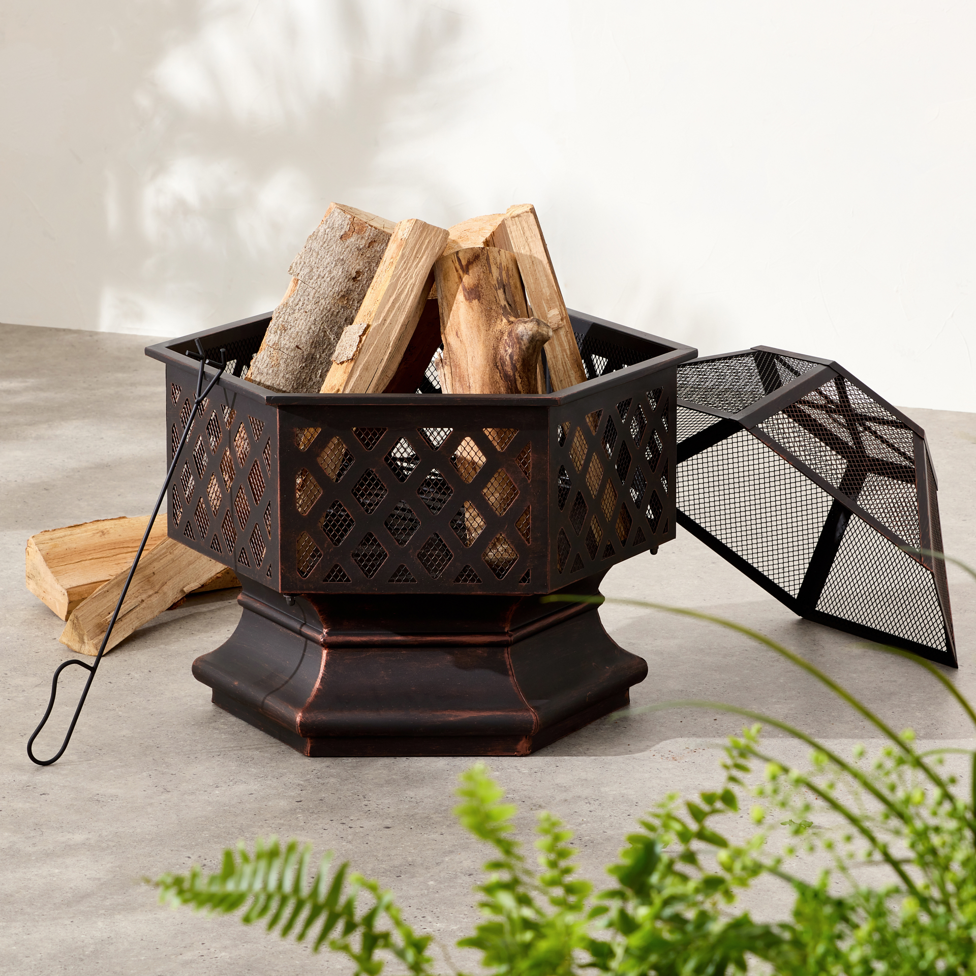 Yukon Outdoor Wood Burning Fire Pit Dura 19747 | Tanguay