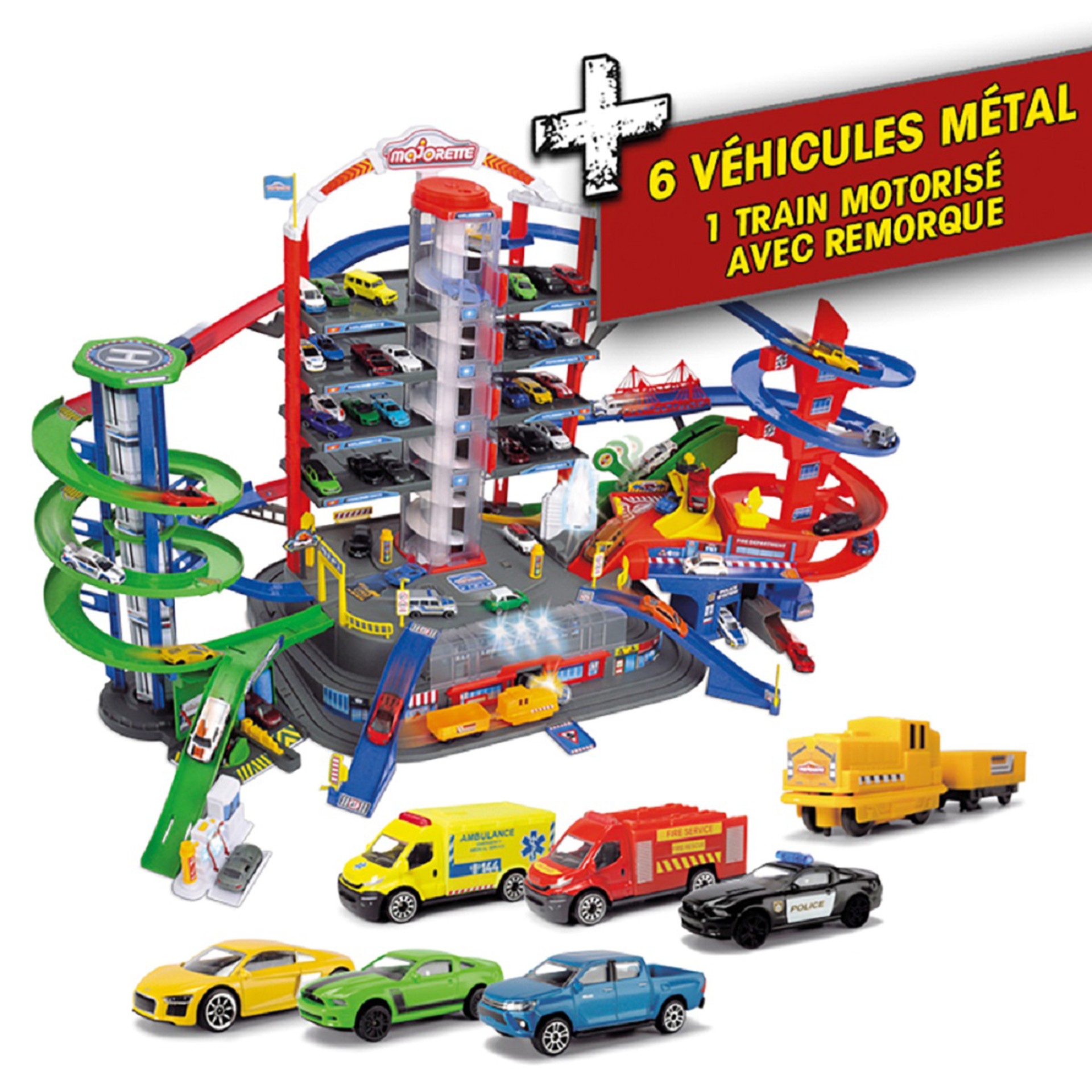 Super City Garage Light and Sound Majorette 575205-9989