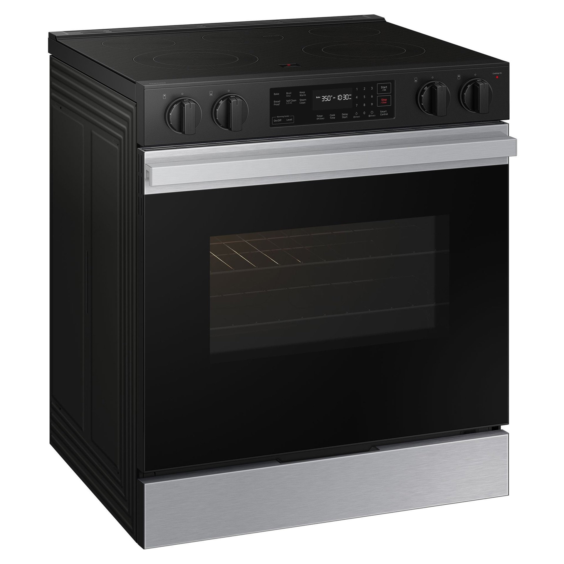 30" SlideIn Range with SelfCleaning Oven Samsung NSE6DG8100SRAC Tanguay