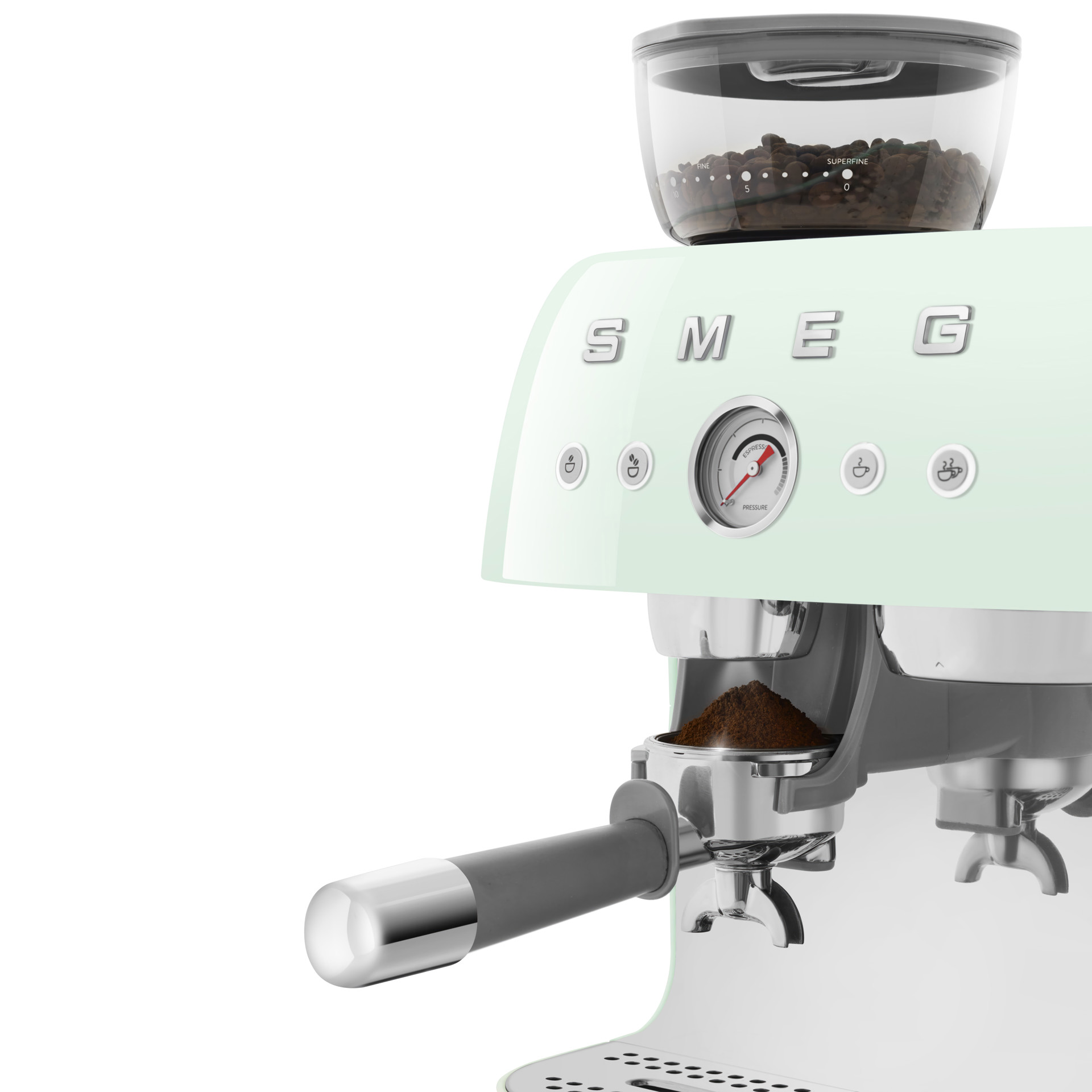 SMEG コーヒーメーカー/50's Style Coffee machine Smeg 50's Retro Style Semi-Automatic Espresso Coffee Machine with