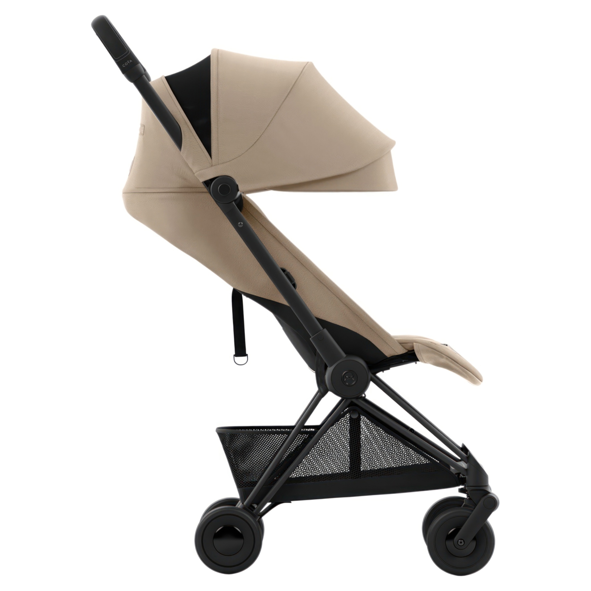 Coya Stroller - Black Frame, Beige Seat Cybex 4063846452934 | Tanguay