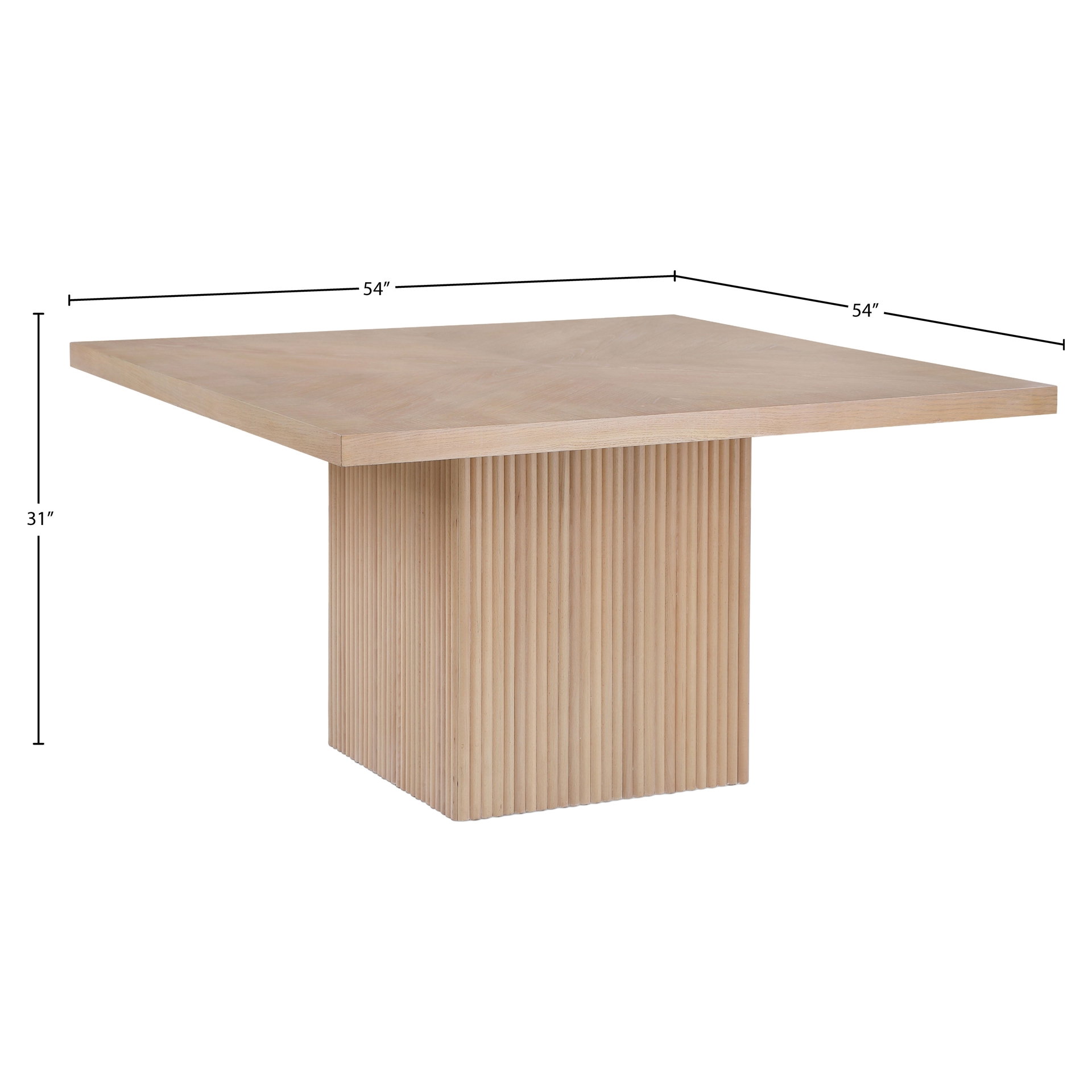 Table de salle à manger - Belinda Meridian Furniture 729OAK-T | Tanguay