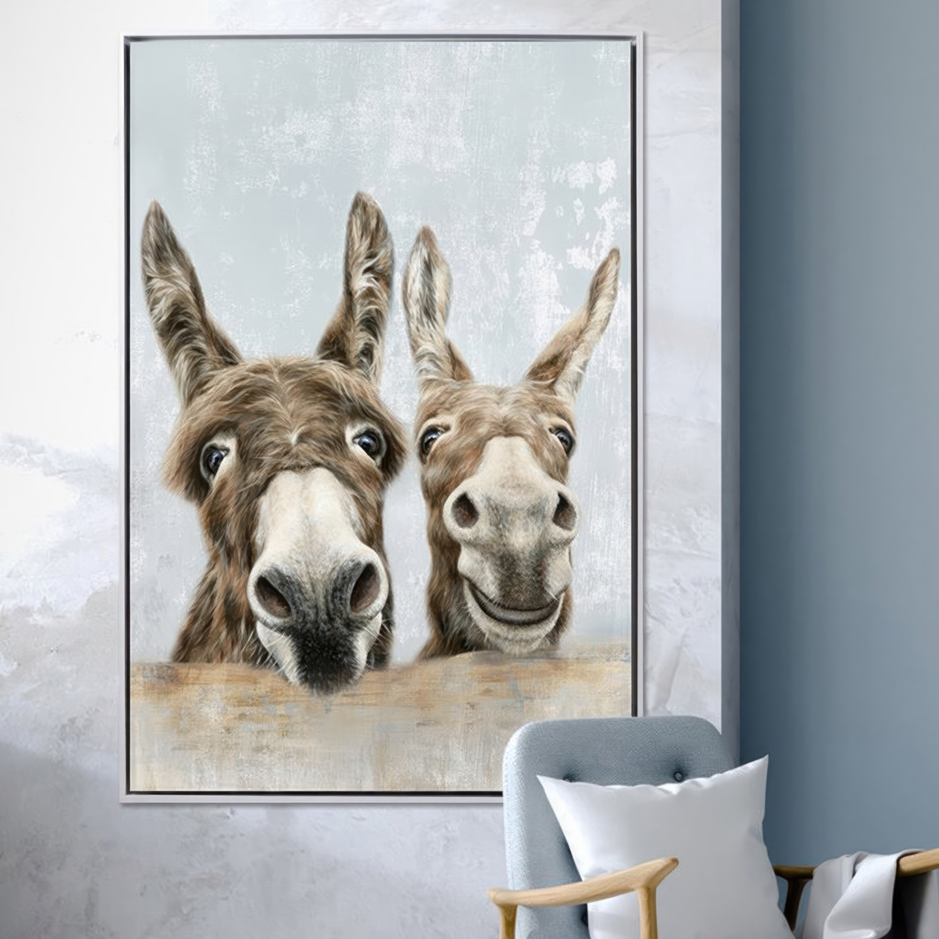 The Donkeys Canvas 30