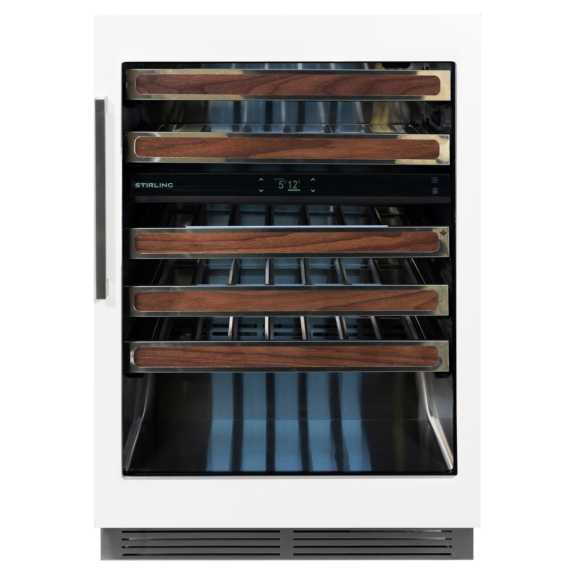 おちゃ213 42-bottle Dual Zone Panel Ready Wine Cooler Stirling S4