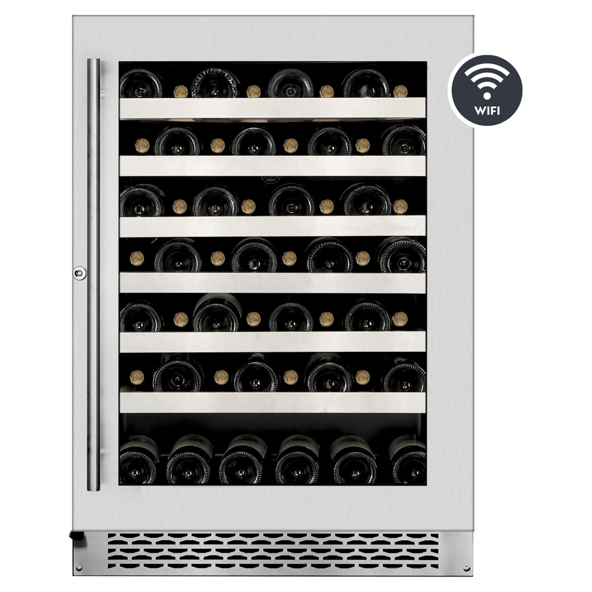 54-bottle Built-in Titanium Collection Wine Cellar 24