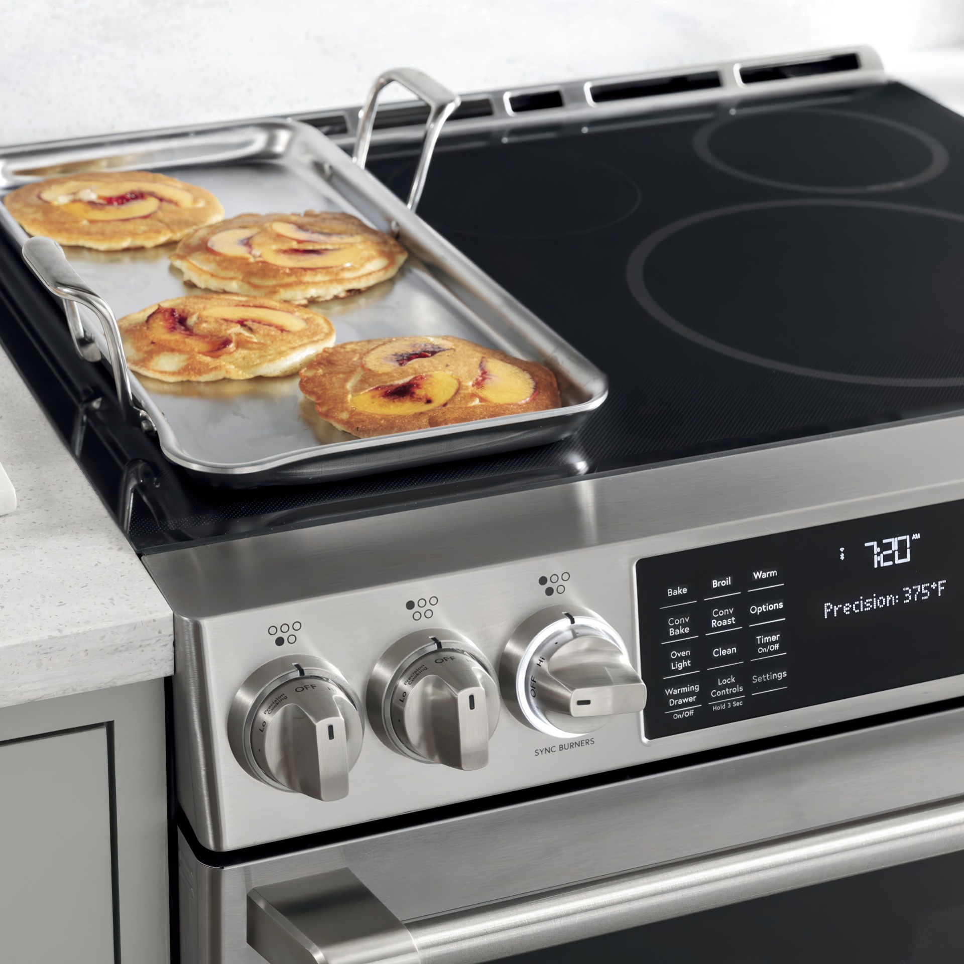 5.7 cu. ft. Smart Slidein Induction and Convection Range with Air Fry