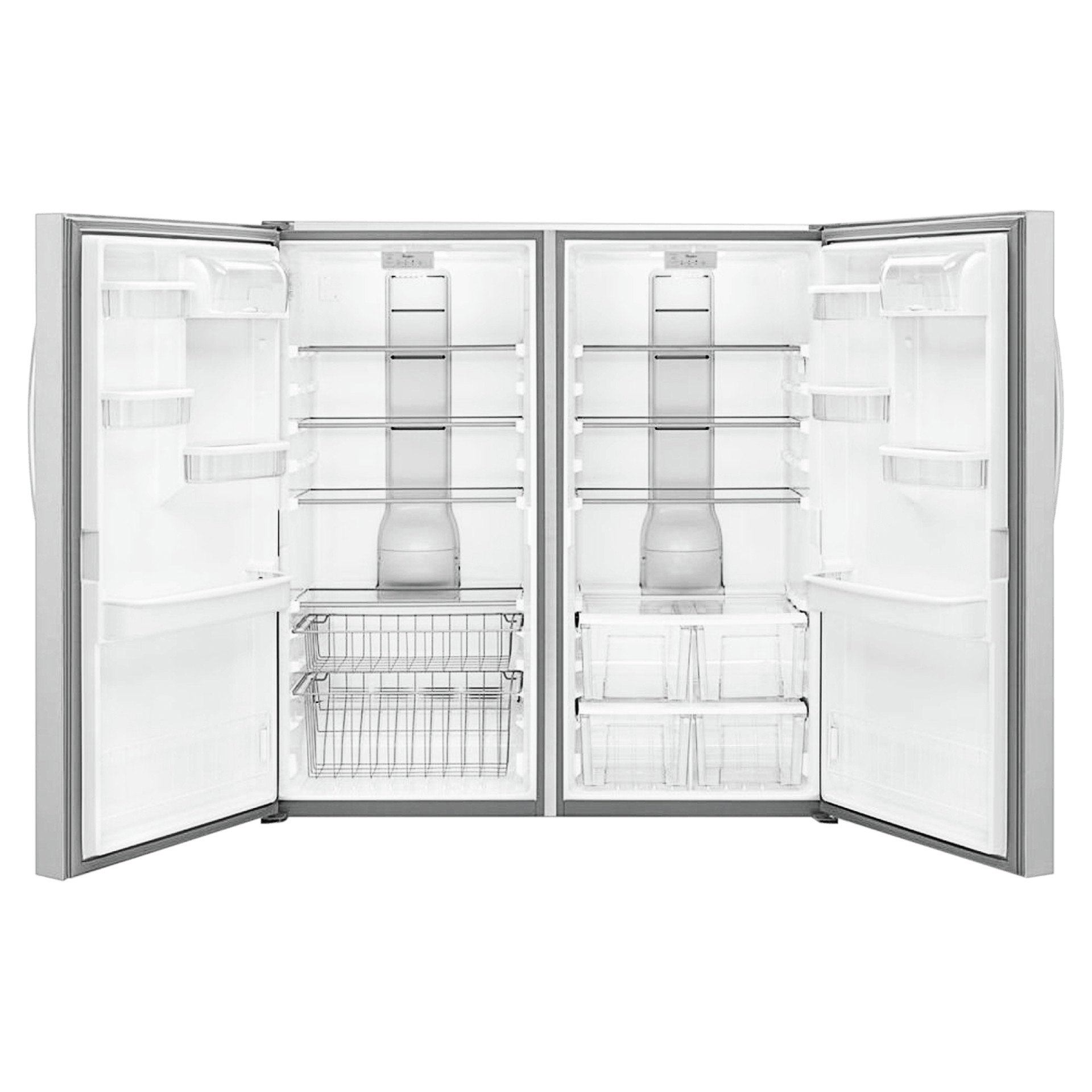 All Refrigerator and Upright Freezer Set Whirlpool *WSZ57L18D