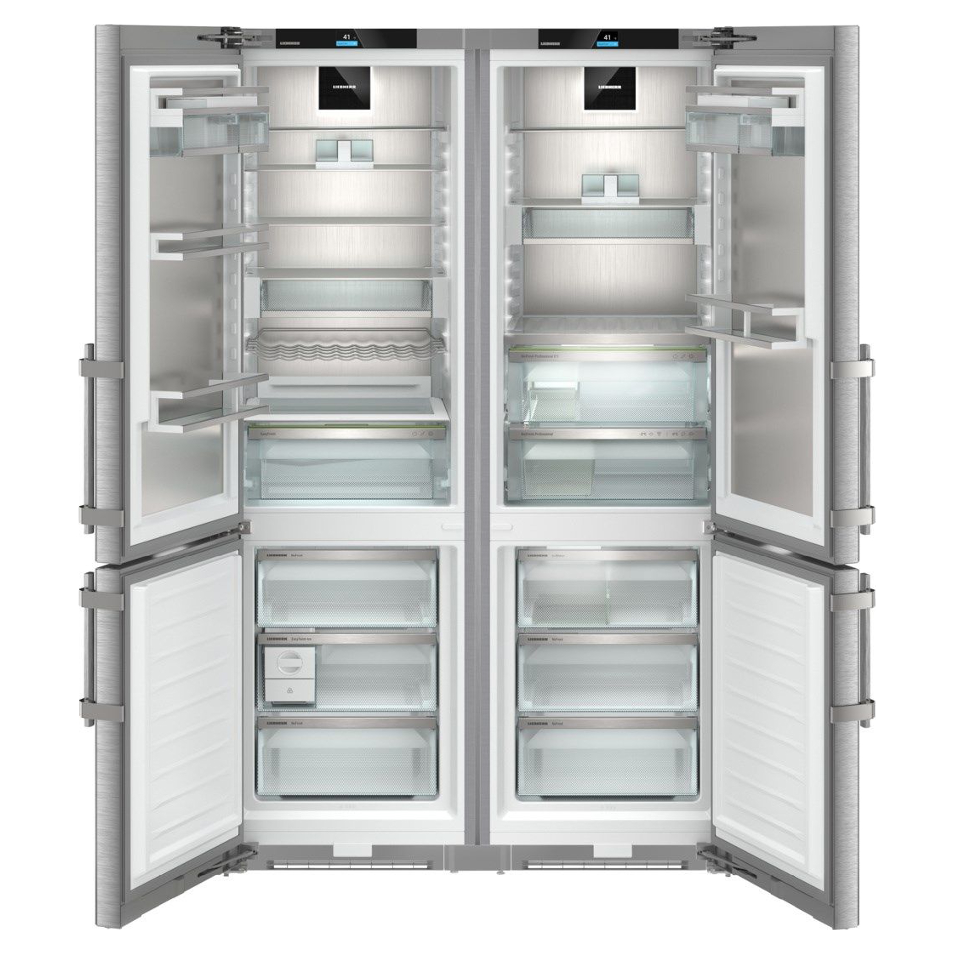 Side-by-Side Fridge-Freezer Combined with Installation Kit