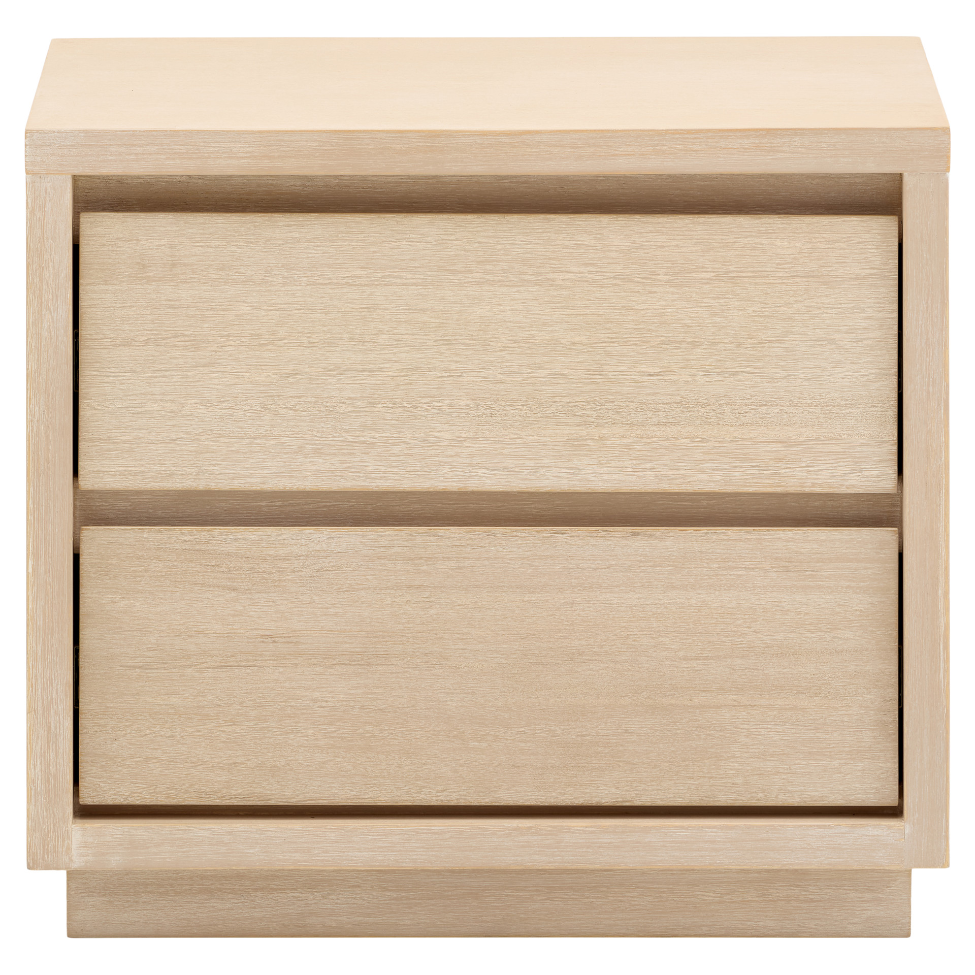 Leah 2-drawer Nightstand Design Evolution Fur DE-LEAH-B02-60 | Tanguay