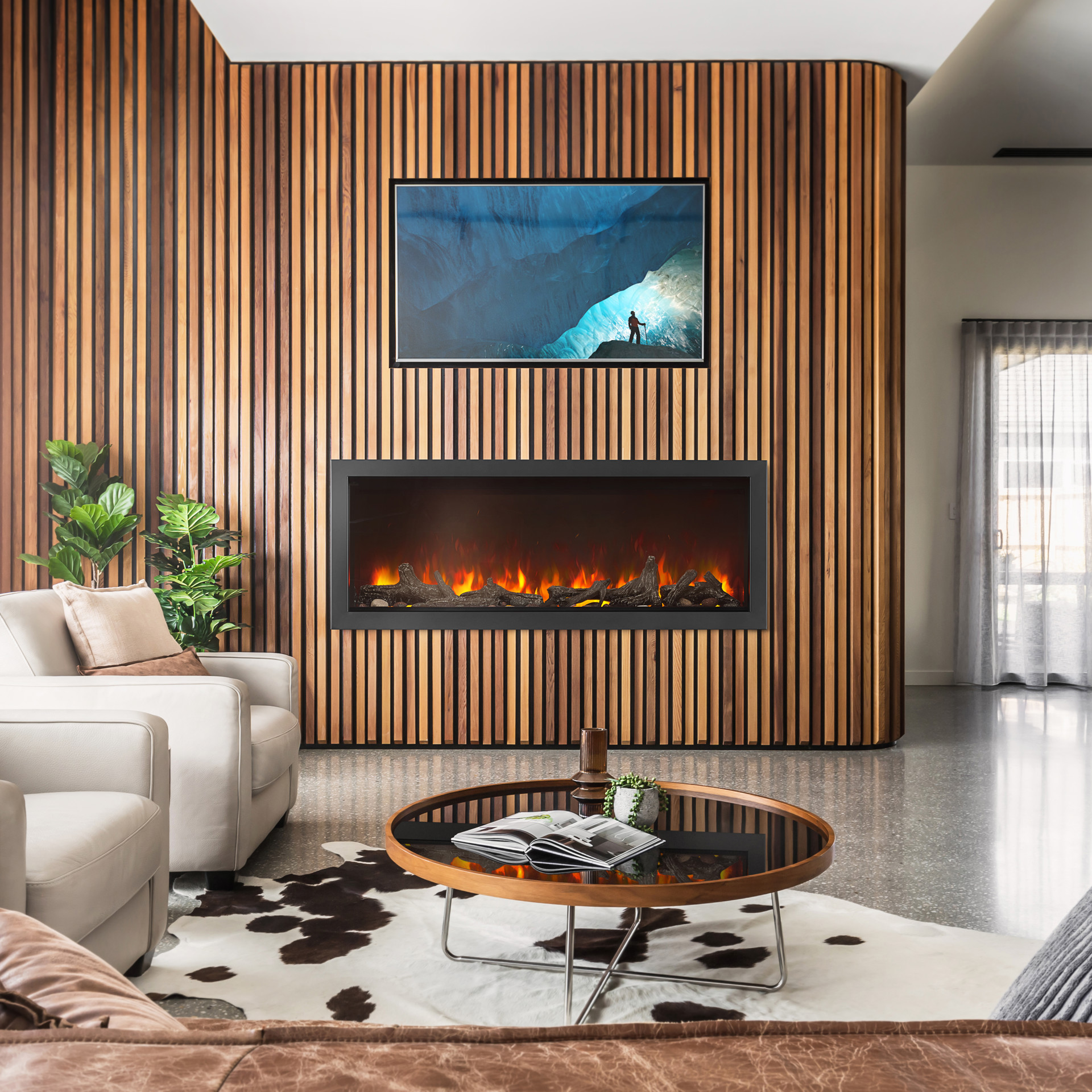 Astound Built-In Electric Fireplace 62