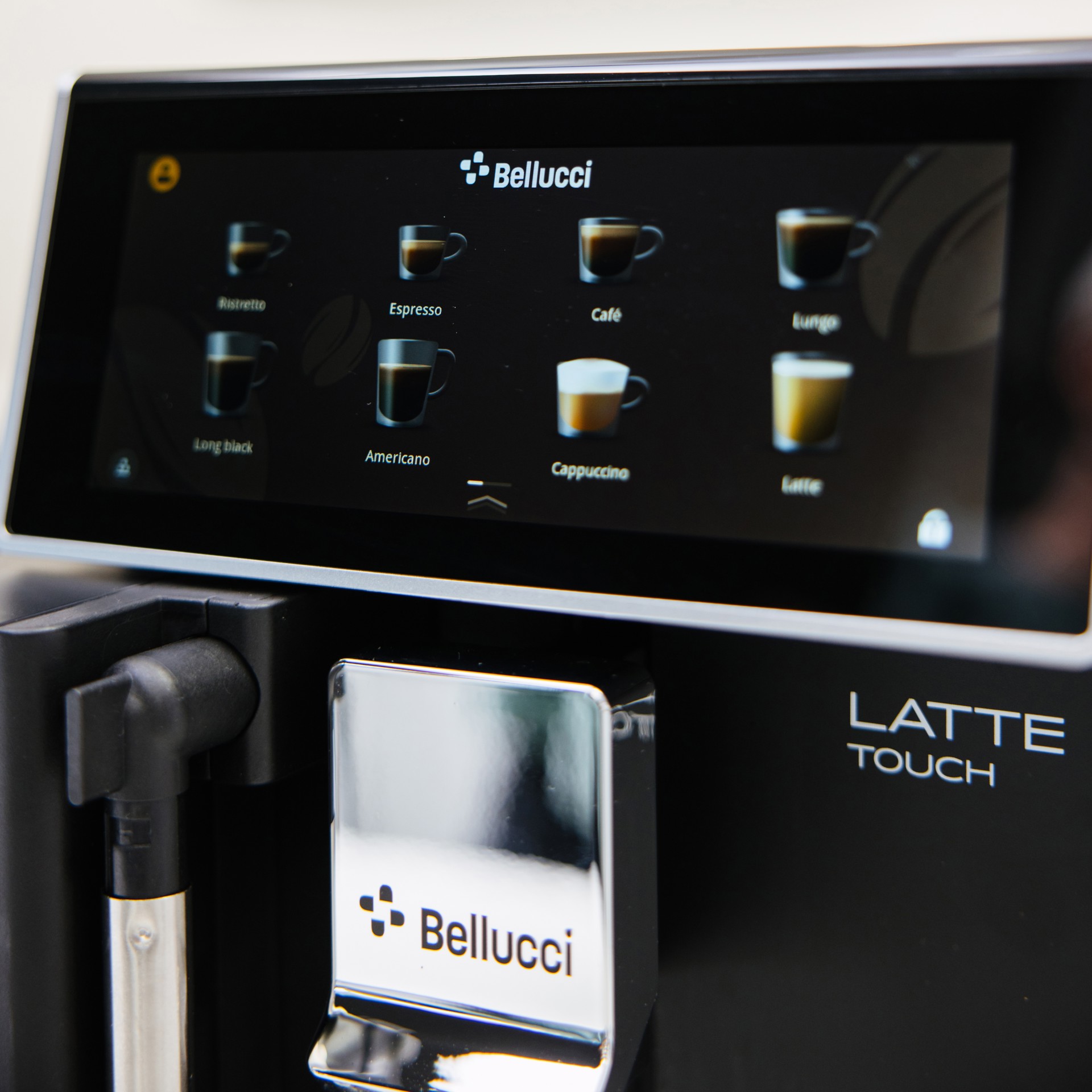 Bellucci Latte Touch Coffee Machine Bellucci LATTE TOUCH BLACK