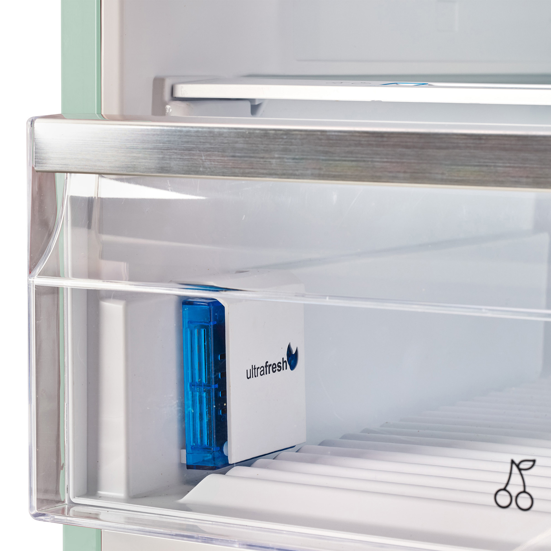 Pièce unique 16.7 cu. ft. Retro-style Bottom Freezer Refrigerator Unique
