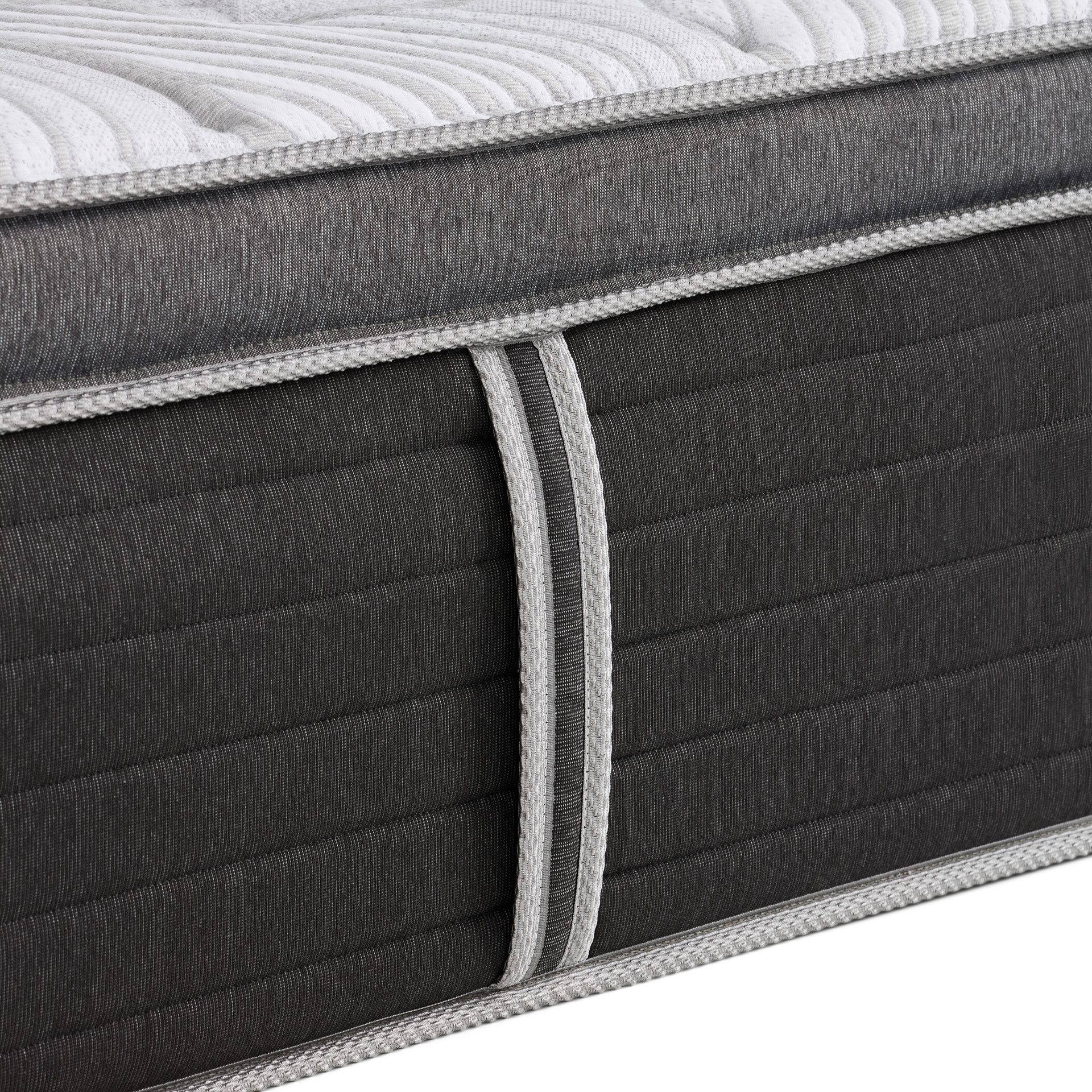 Matelas 140 X 190 Cm Hybride Ressorts Ensachés 7 Zones Et Gel à Mémoire De Forme