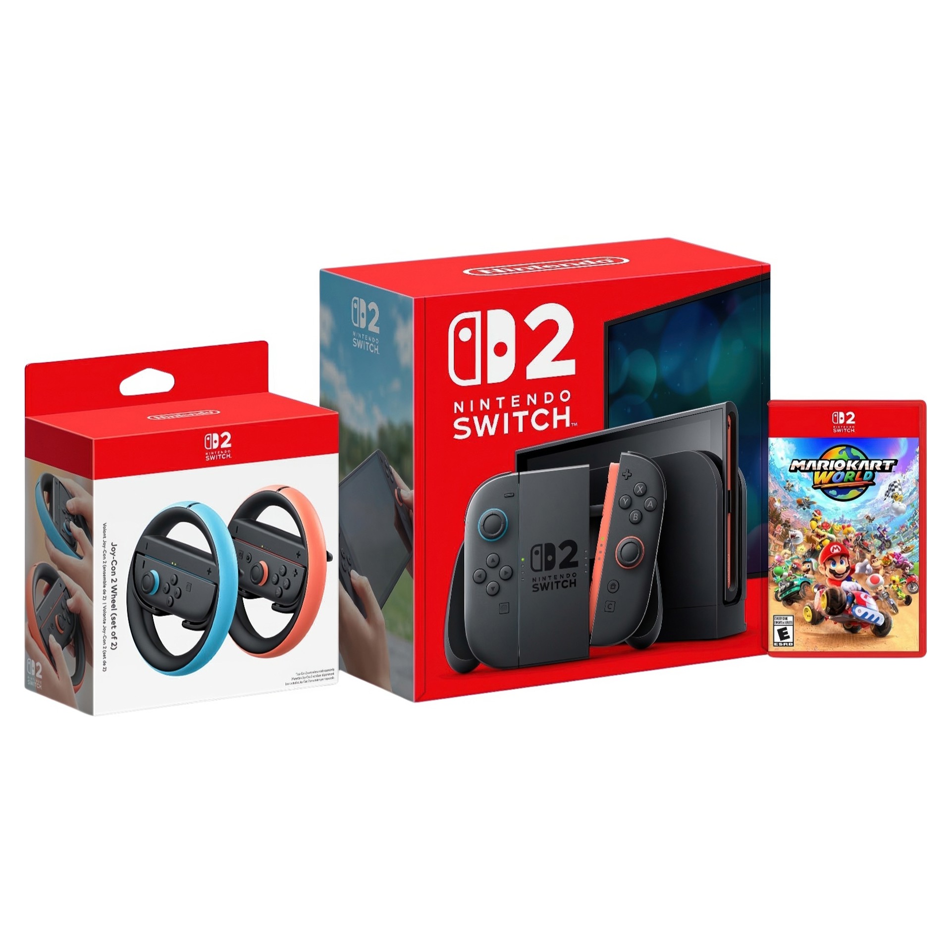 Nintendo Switch D28 MAXKU Nintendo Switch with Neon Blue & Red Joy-Con Controllers