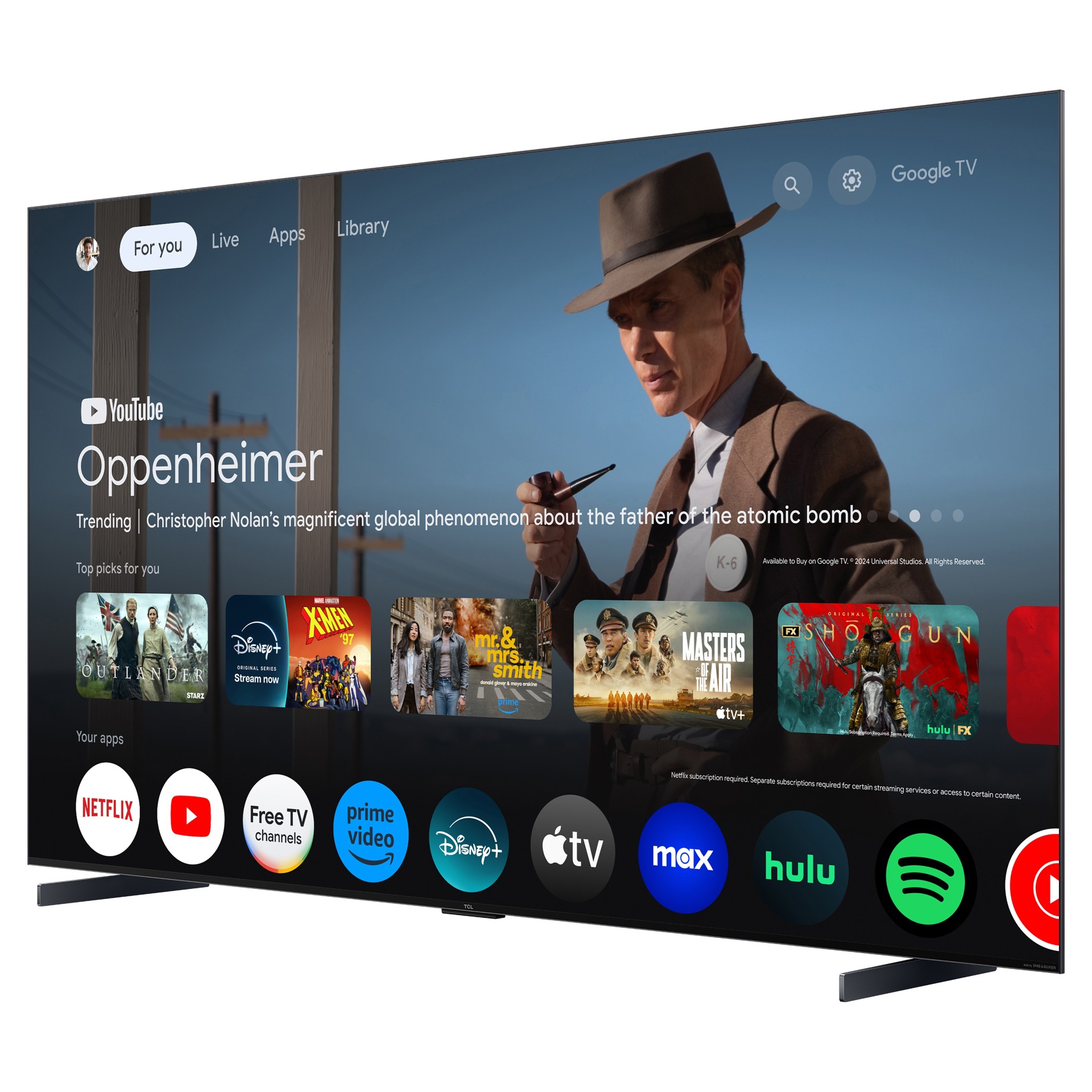 QM7K QD Mini-LED 4K Google TV 115