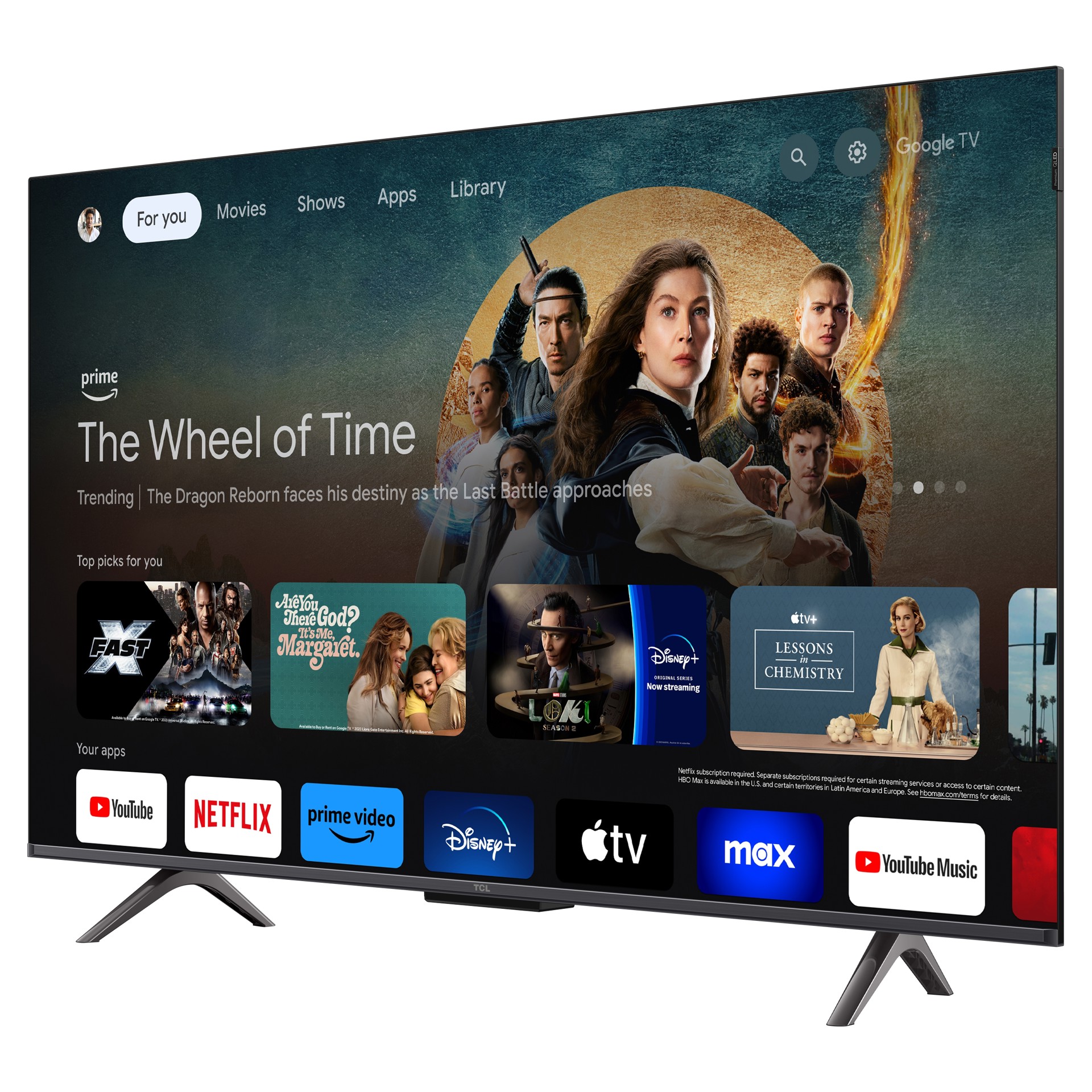 Q651G-CA 4K QLED Google TV 43