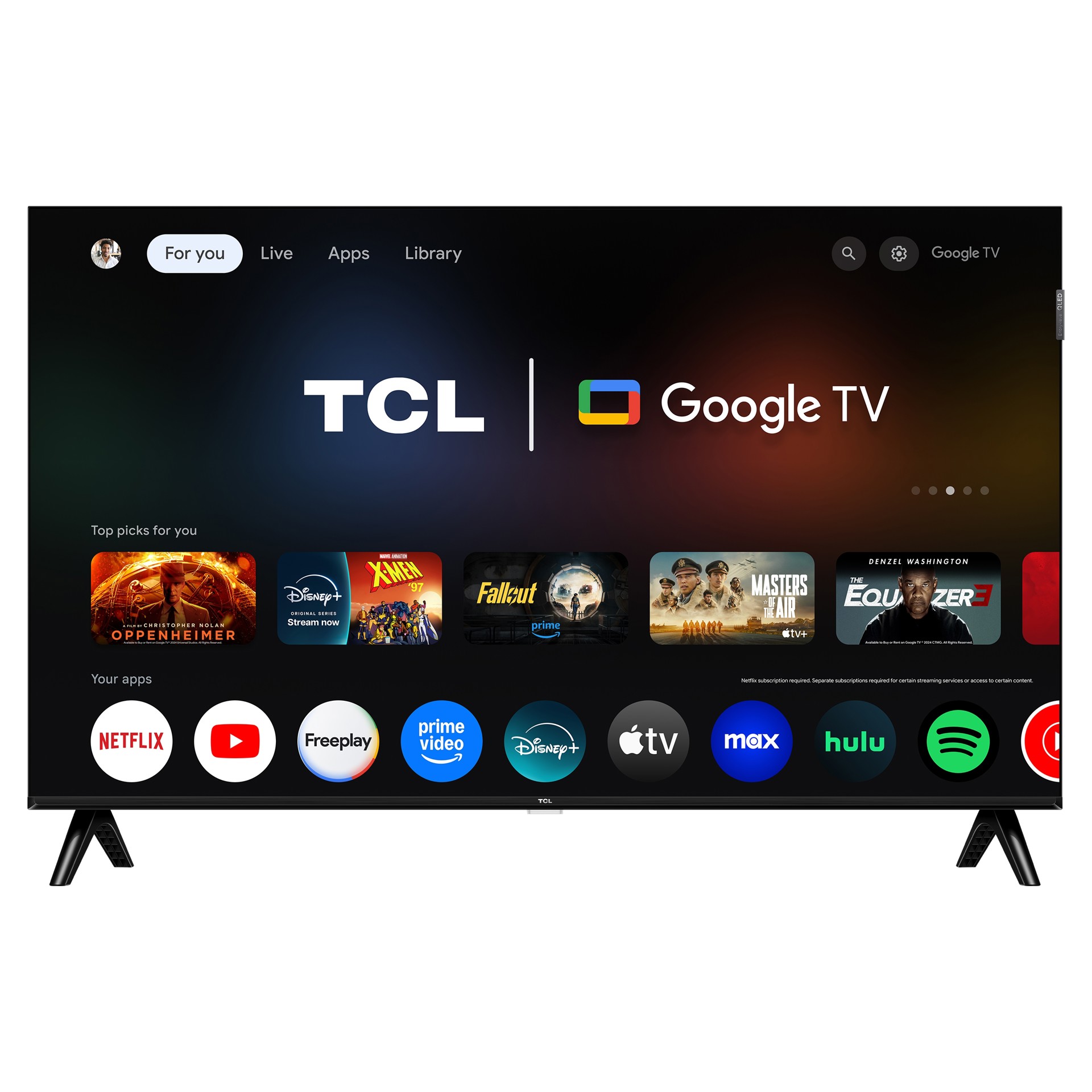 Q3K QLED 1080p Google TV 43