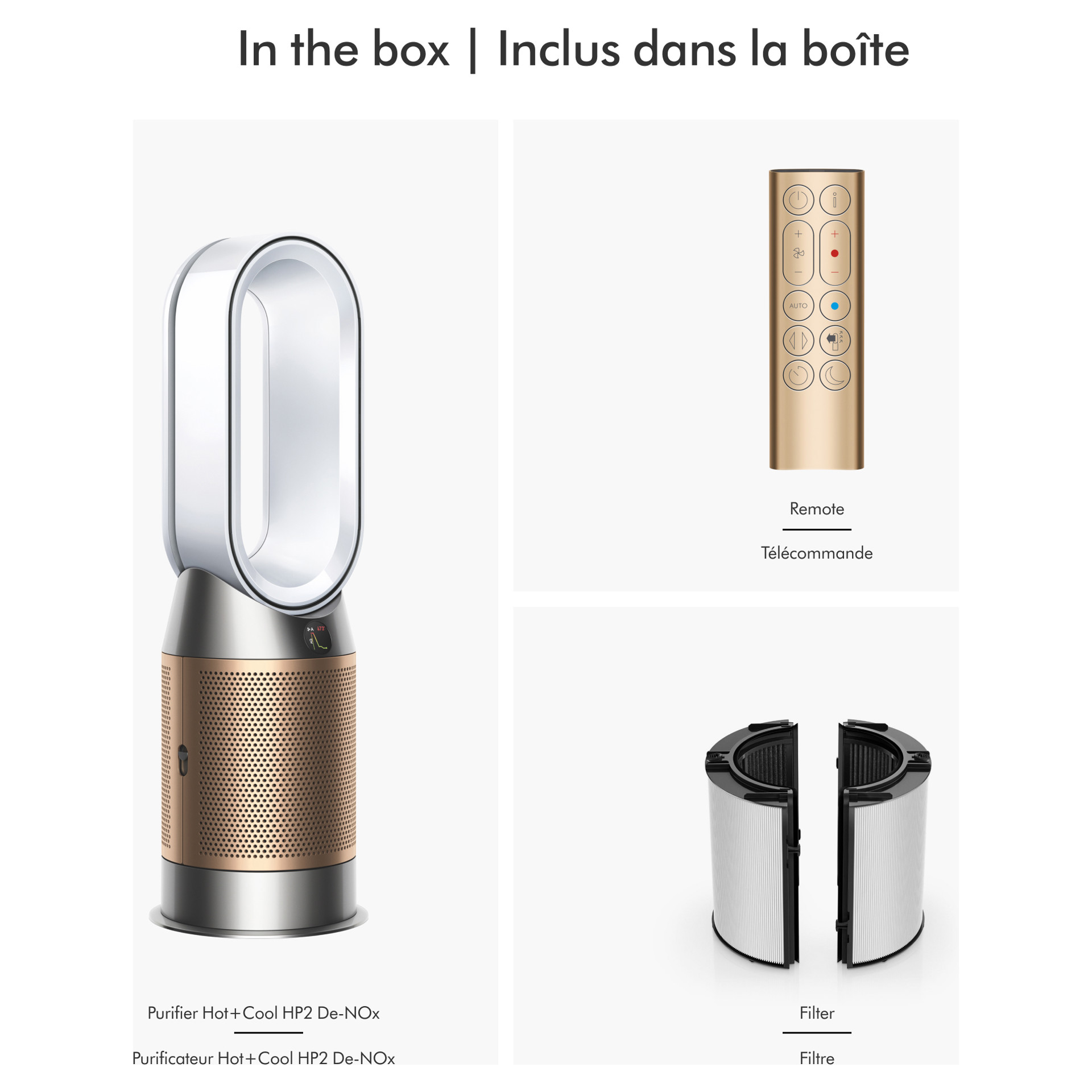 HP2 hot/cool purifier Dyson 546202-01 | Tanguay